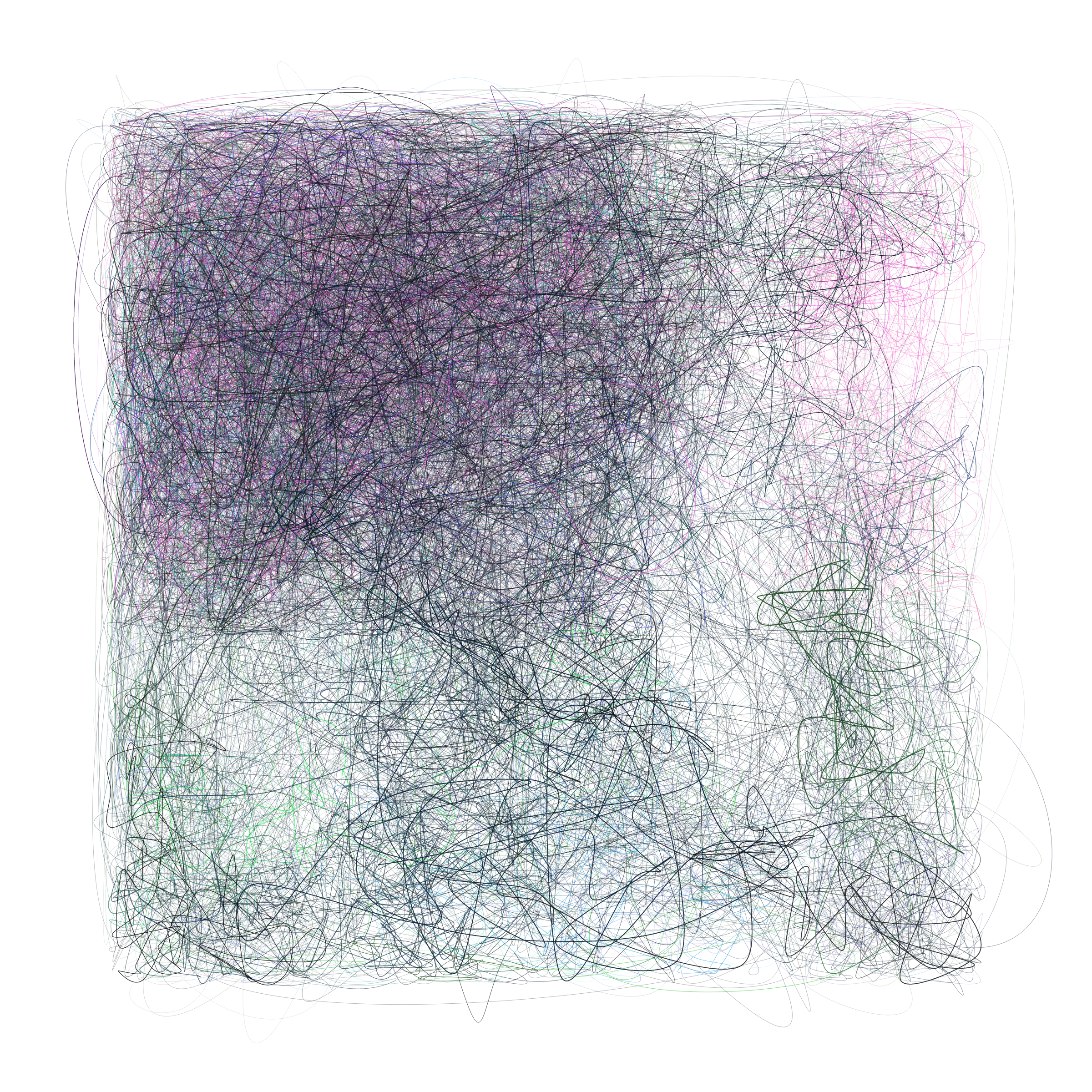 Art Blocks - Art Blocks v2 - Scribbled Boundaries #326 - NFT # 131000326