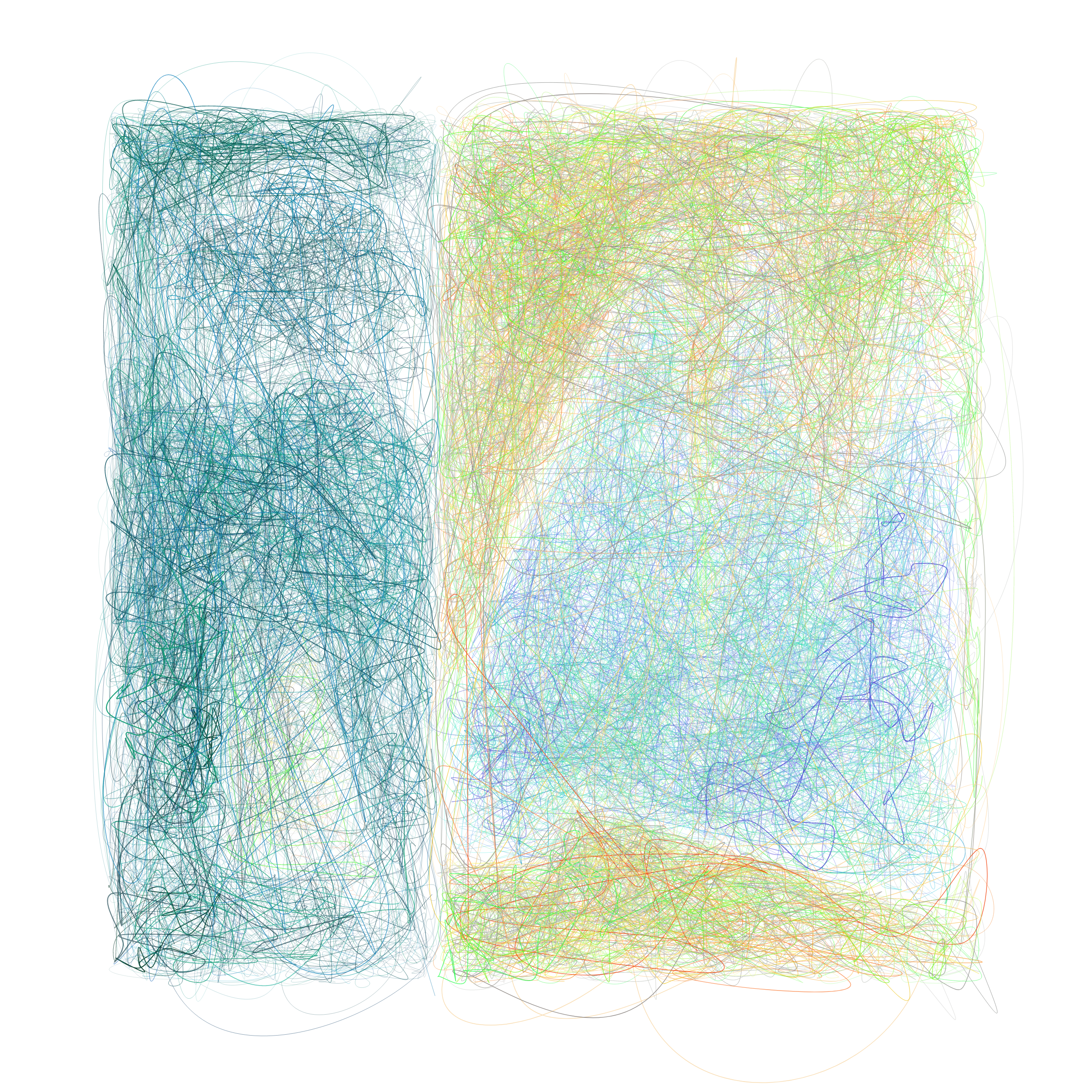 Art Blocks - Art Blocks v2 - Scribbled Boundaries #327 - NFT # 131000327