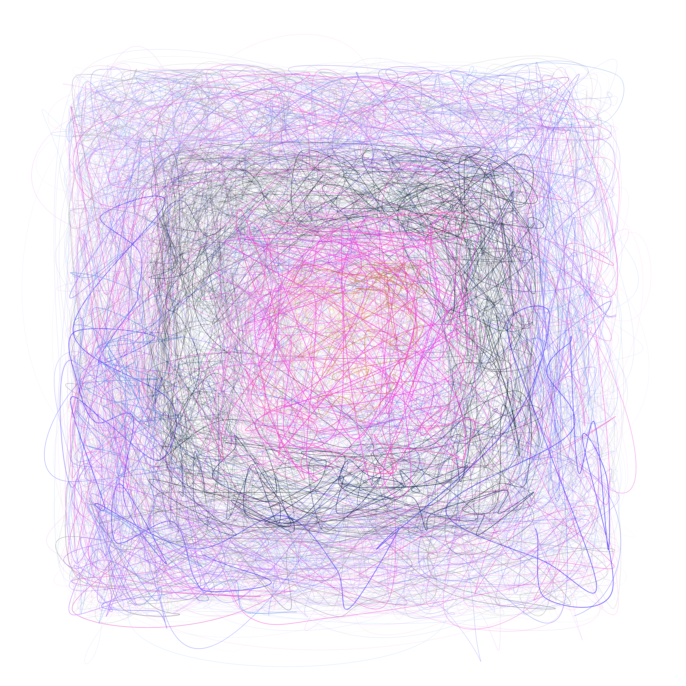 Art Blocks - Art Blocks v2 - Scribbled Boundaries #330 - NFT # 131000330