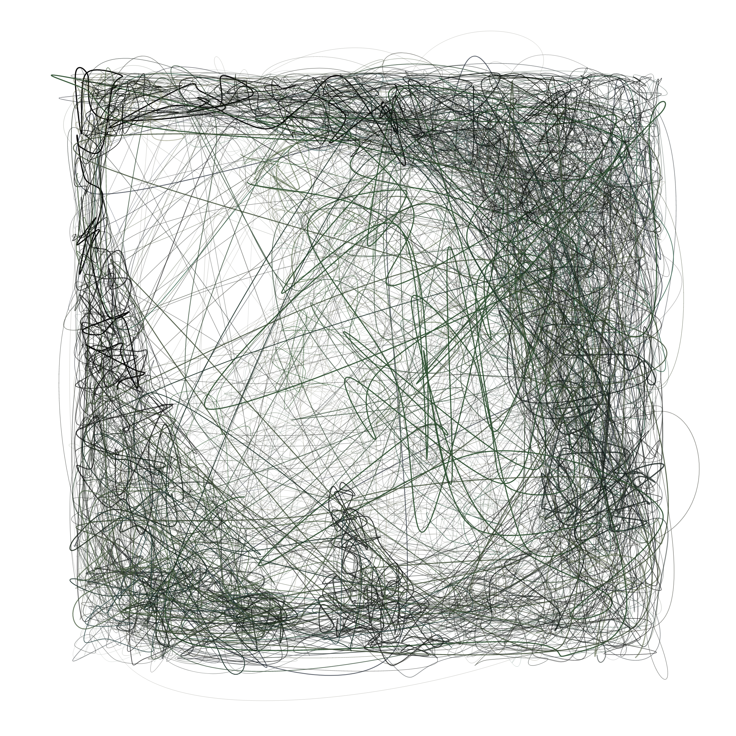 Art Blocks - Art Blocks v2 - Scribbled Boundaries #331 - NFT # 131000331