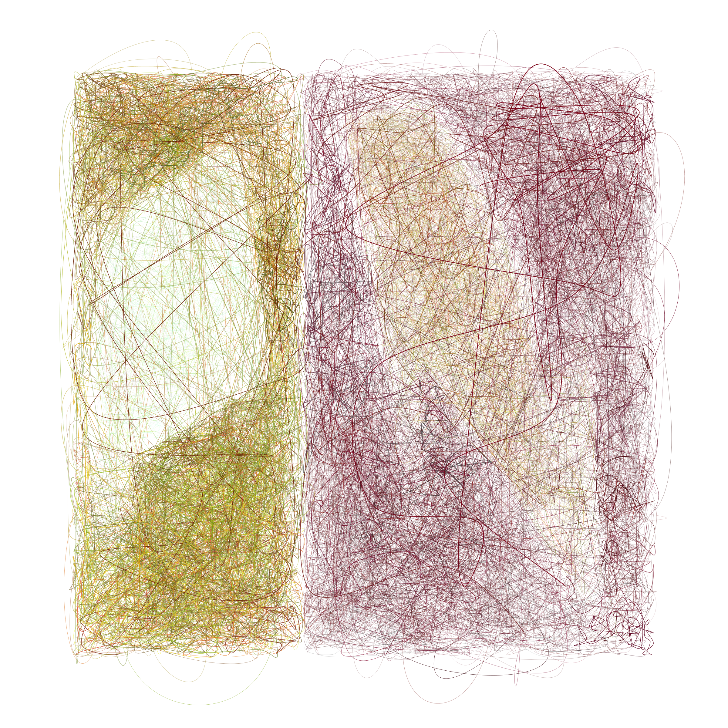 Art Blocks - Art Blocks v2 - Scribbled Boundaries #332 - NFT # 131000332