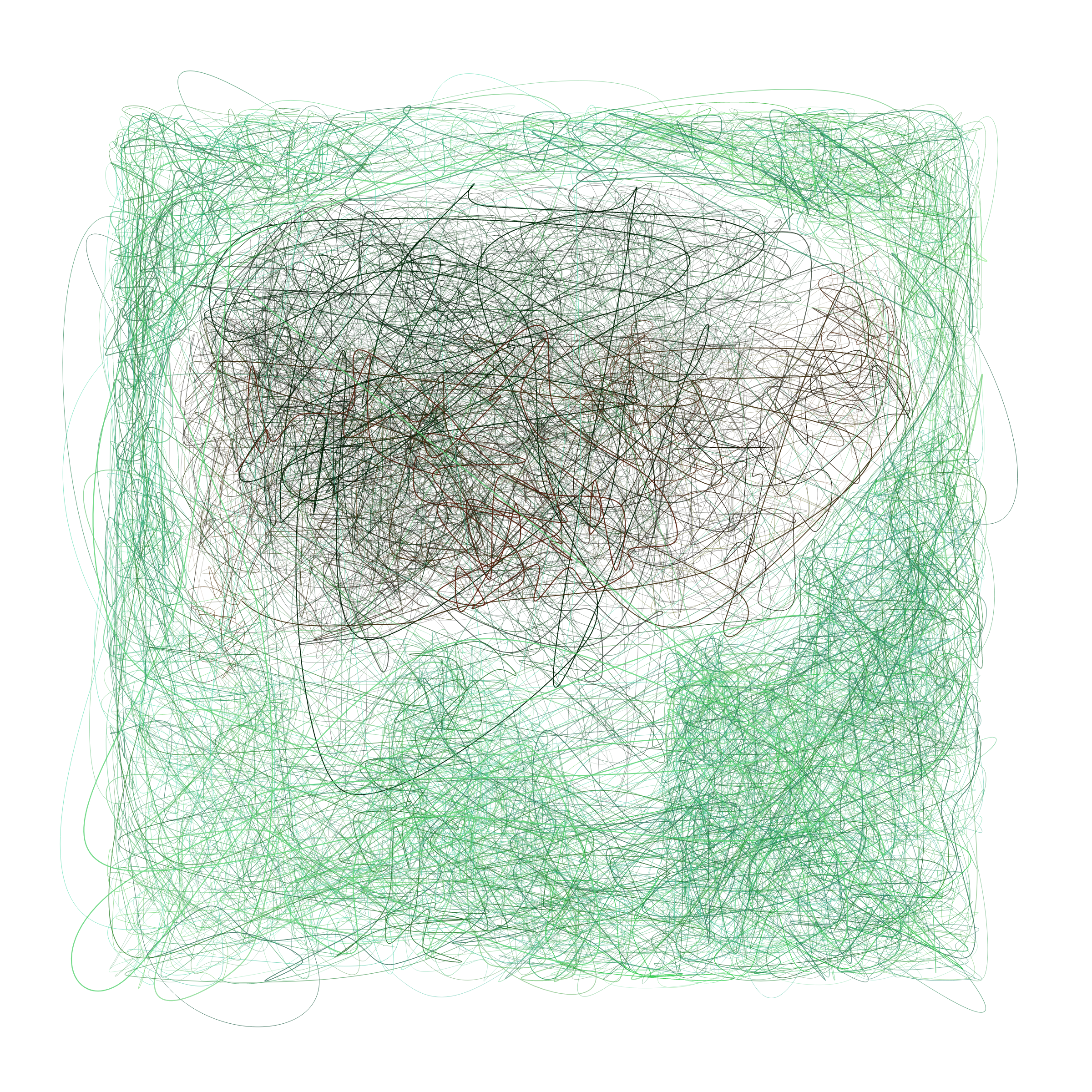 Art Blocks - Art Blocks v2 - Scribbled Boundaries #333 - NFT # 131000333