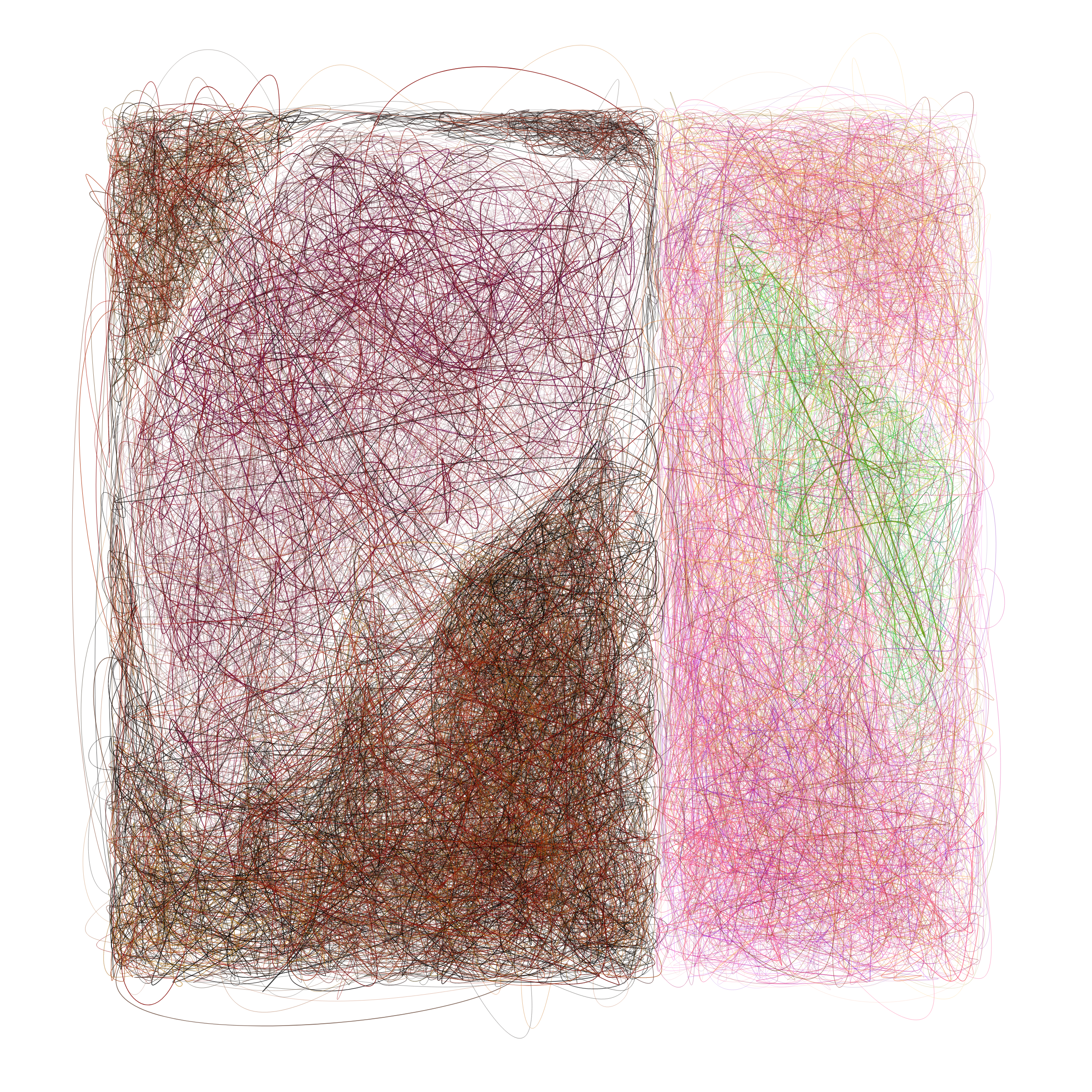 Art Blocks - Art Blocks v2 - Scribbled Boundaries #335 - NFT # 131000335