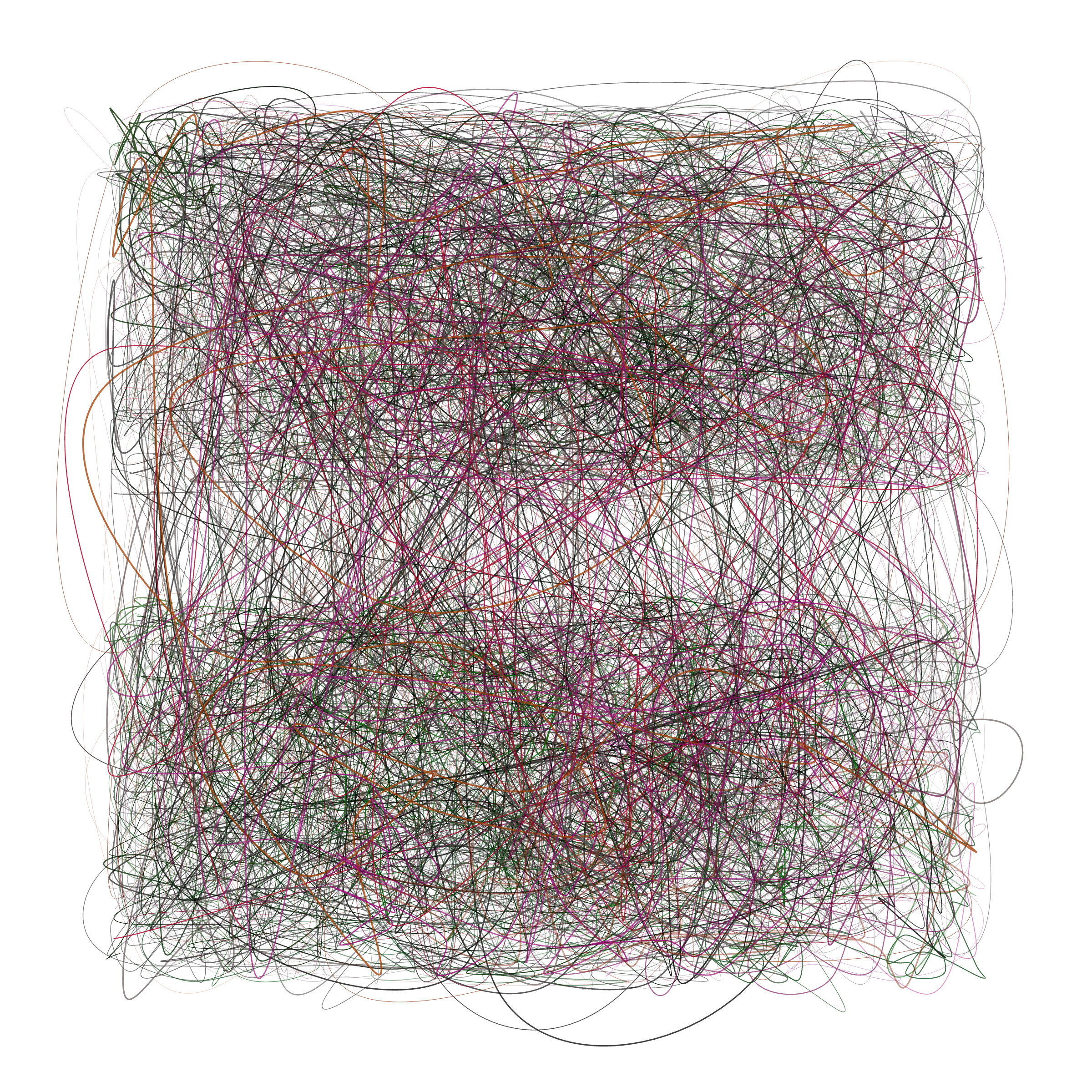 Art Blocks - Art Blocks v2 - Scribbled Boundaries #336 - NFT # 131000336