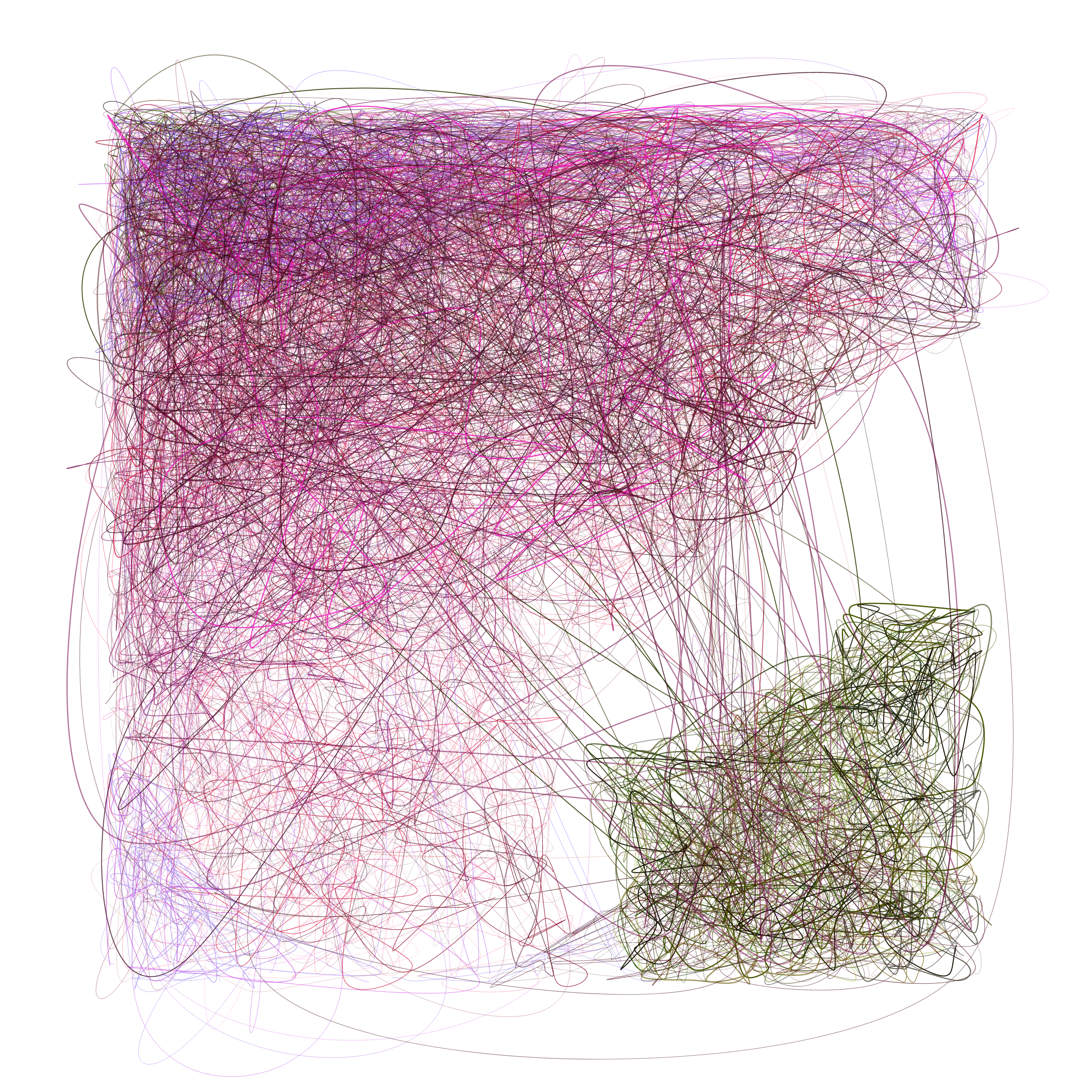 Art Blocks - Art Blocks v2 - Scribbled Boundaries #339 - NFT # 131000339