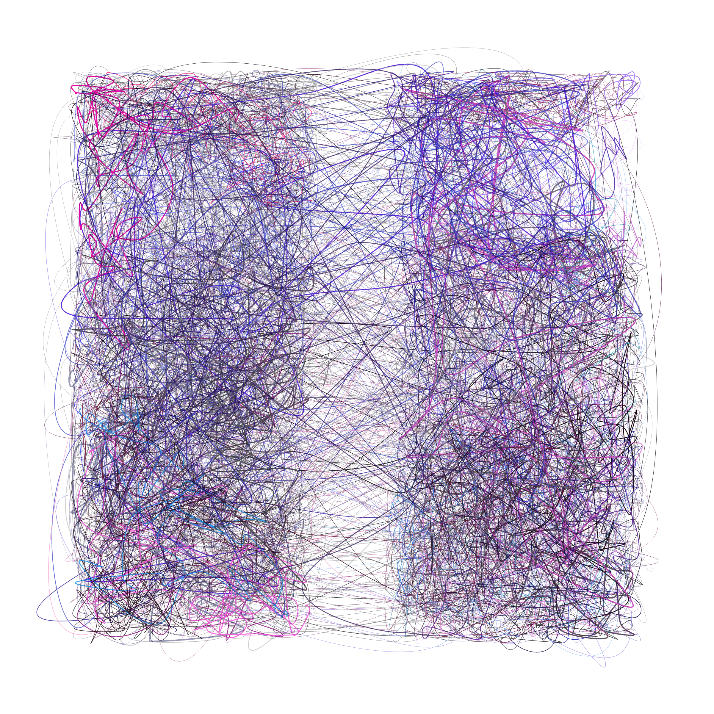 Art Blocks - Art Blocks v2 - Scribbled Boundaries #341 - NFT # 131000341