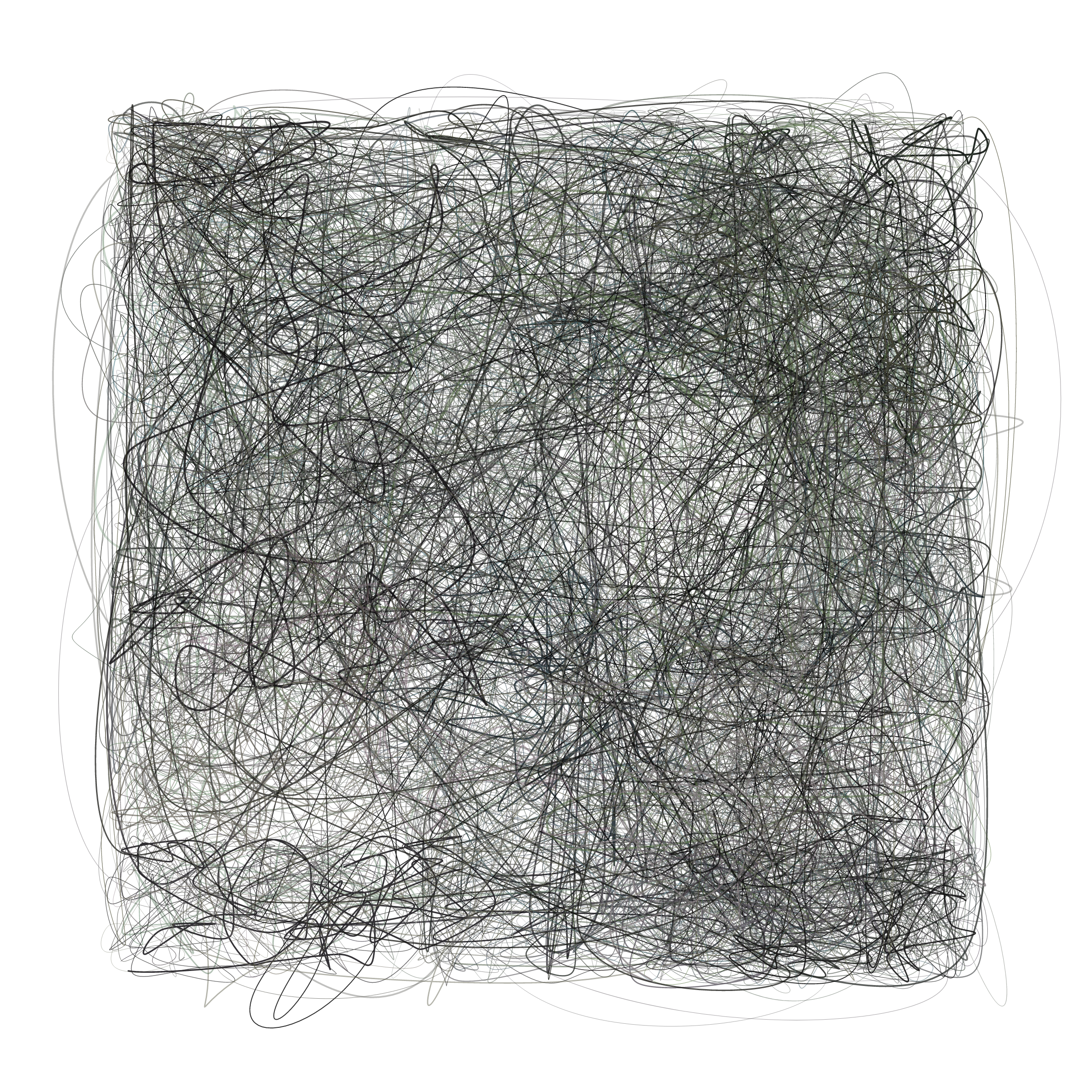 Art Blocks - Art Blocks v2 - Scribbled Boundaries #343 - NFT # 131000343