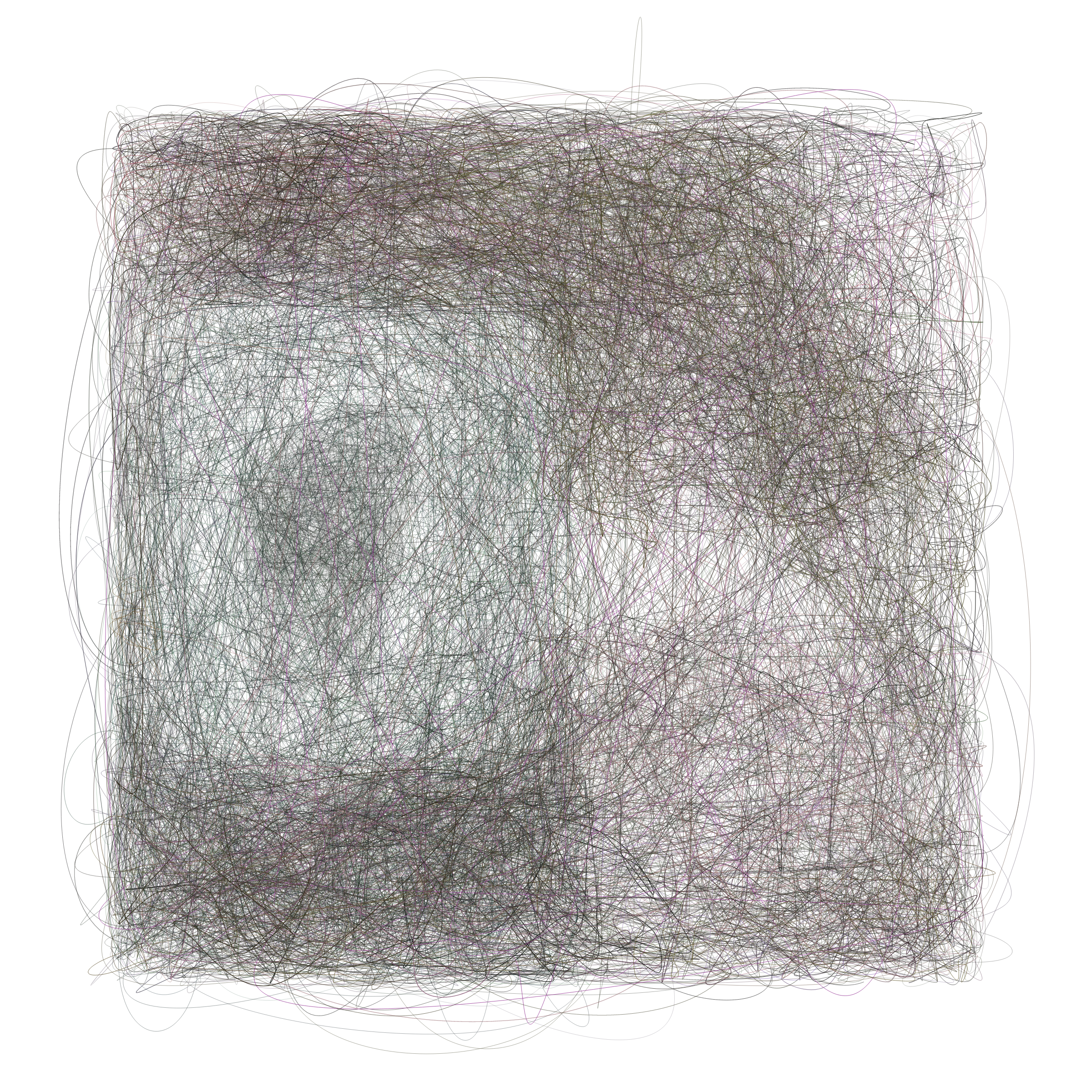 Art Blocks - Art Blocks v2 - Scribbled Boundaries #344 - NFT # 131000344