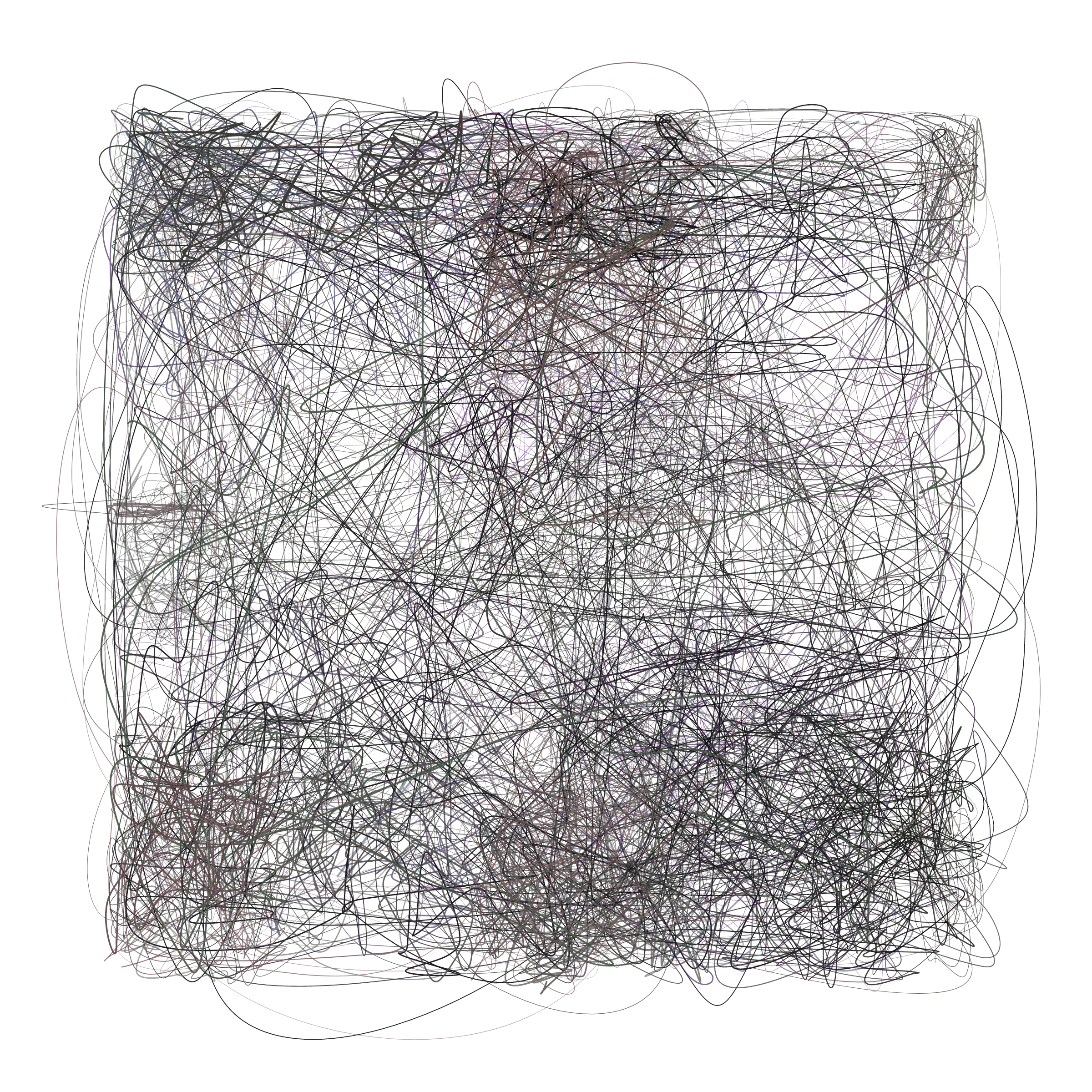 Art Blocks - Art Blocks v2 - Scribbled Boundaries #346 - NFT # 131000346