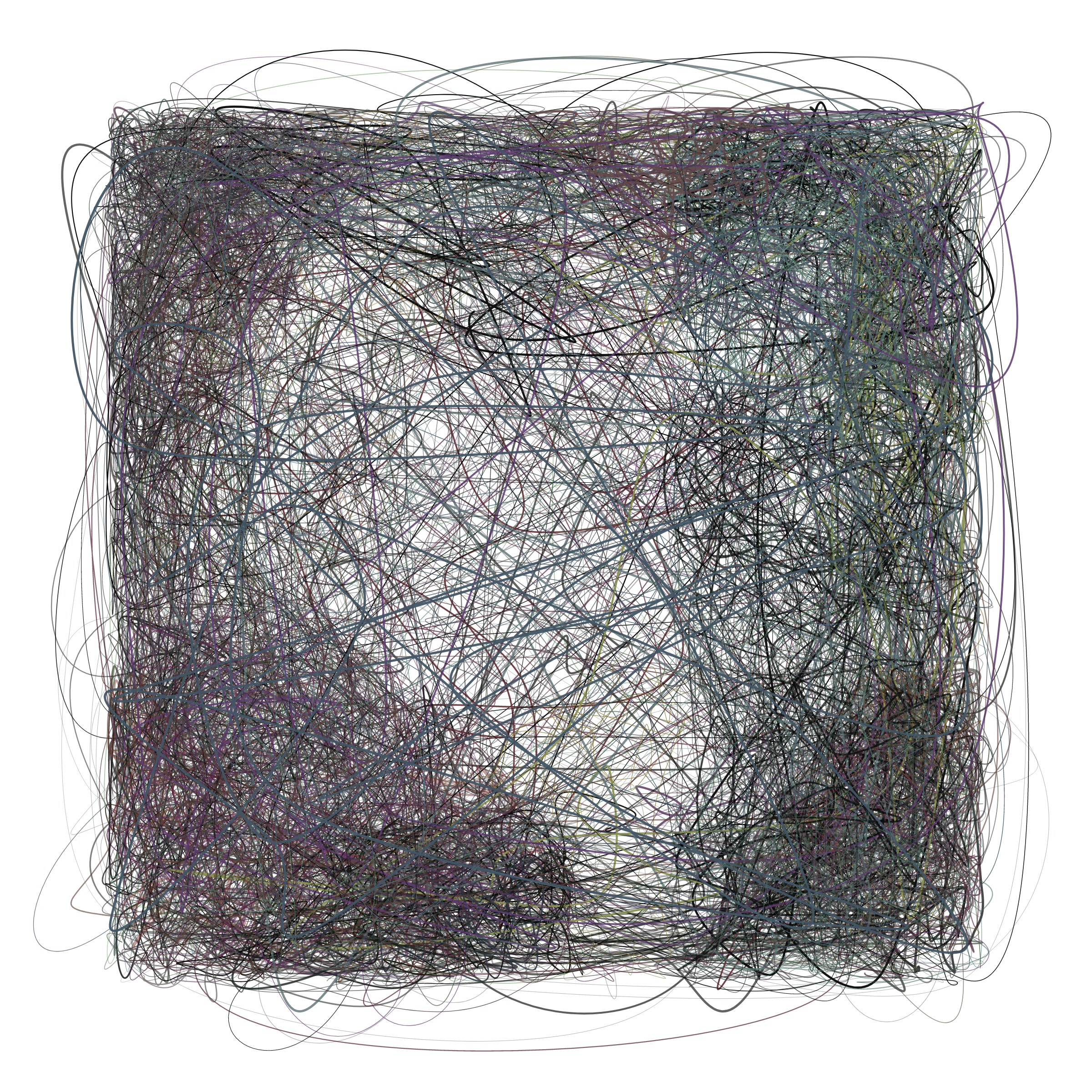 Art Blocks - Art Blocks v2 - Scribbled Boundaries #347 - NFT # 131000347