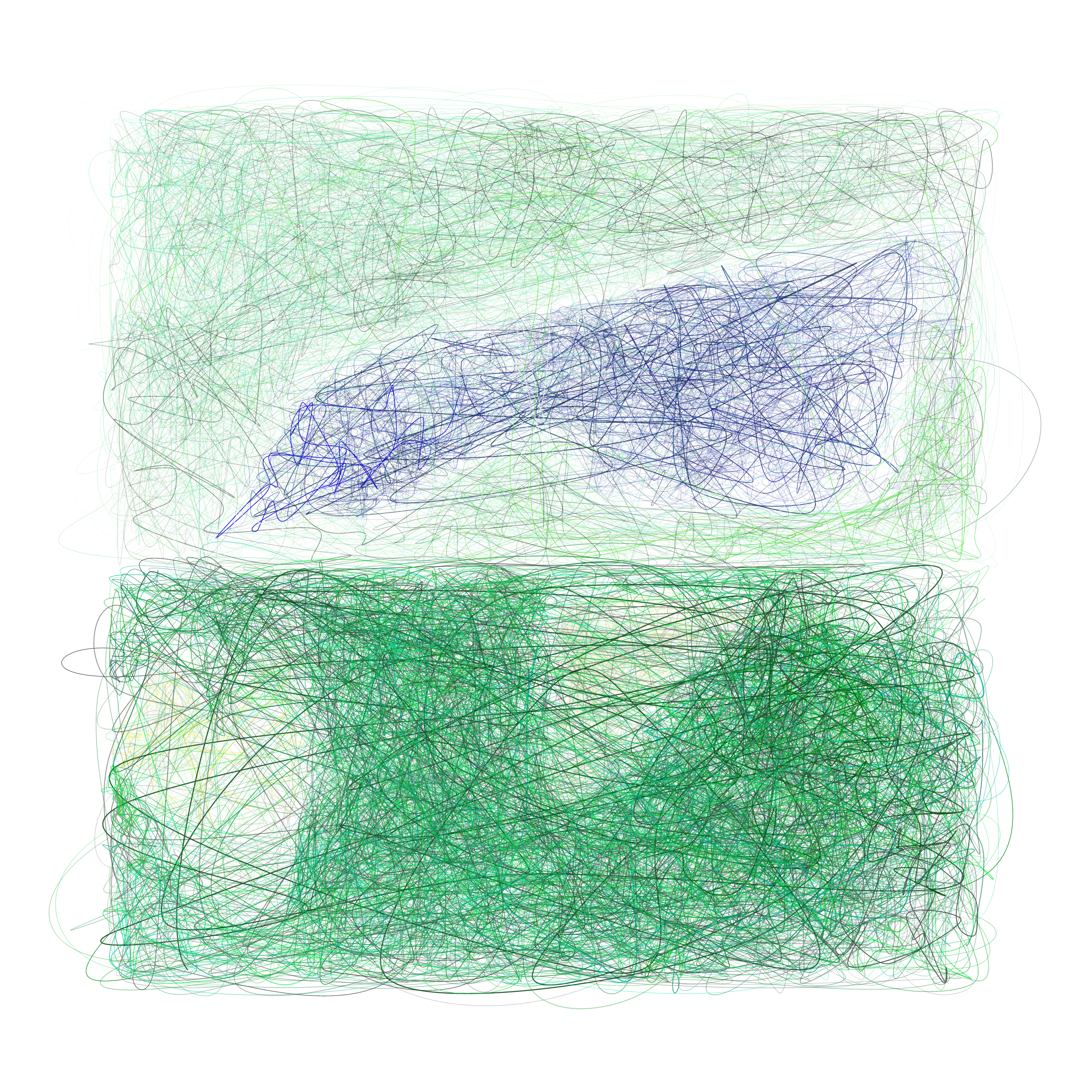 Art Blocks - Art Blocks v2 - Scribbled Boundaries #349 - NFT # 131000349