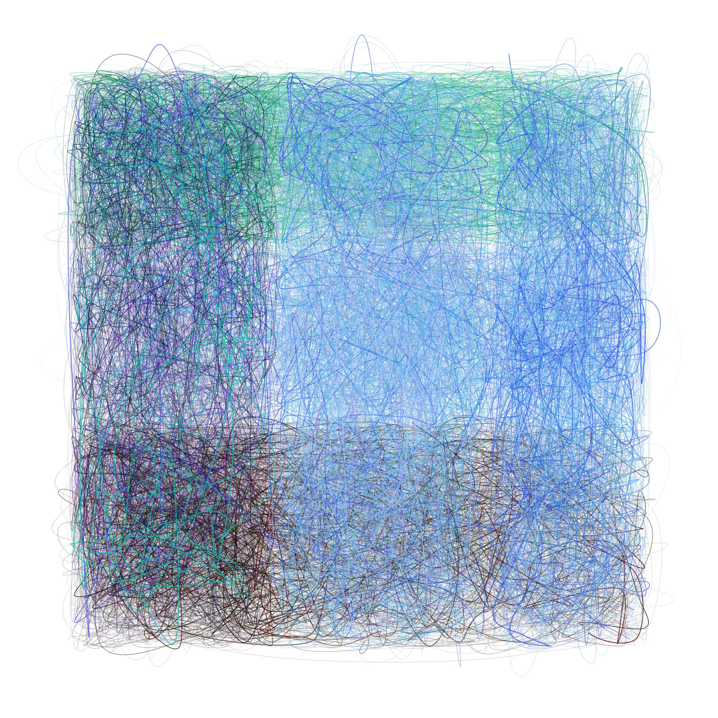 Art Blocks - Art Blocks v2 - Scribbled Boundaries #355 - NFT # 131000355