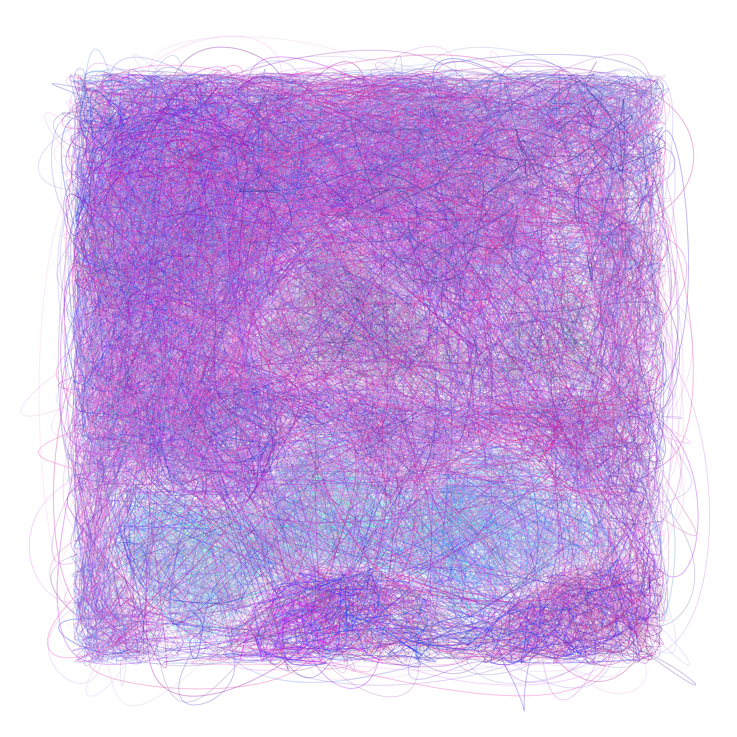 Art Blocks - Art Blocks v2 - Scribbled Boundaries #357 - NFT # 131000357