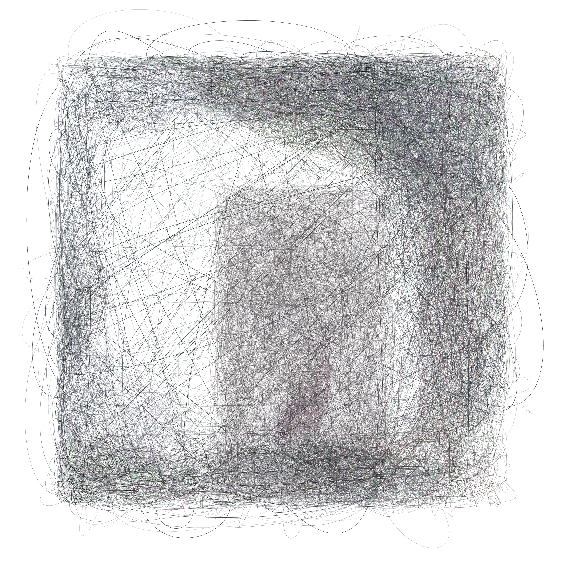 Art Blocks - Art Blocks v2 - Scribbled Boundaries #360 - NFT # 131000360