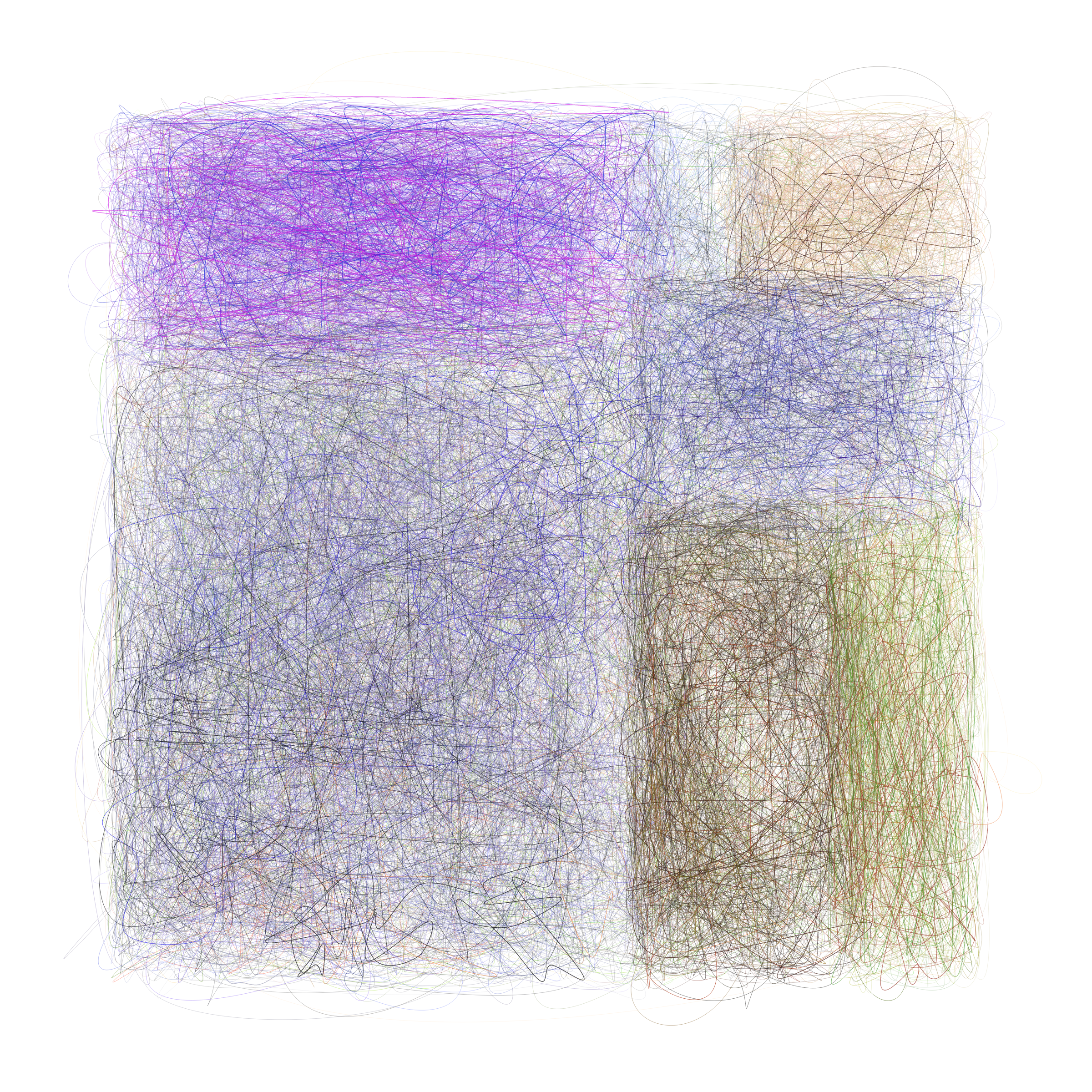 Art Blocks - Art Blocks v2 - Scribbled Boundaries #362 - NFT # 131000362