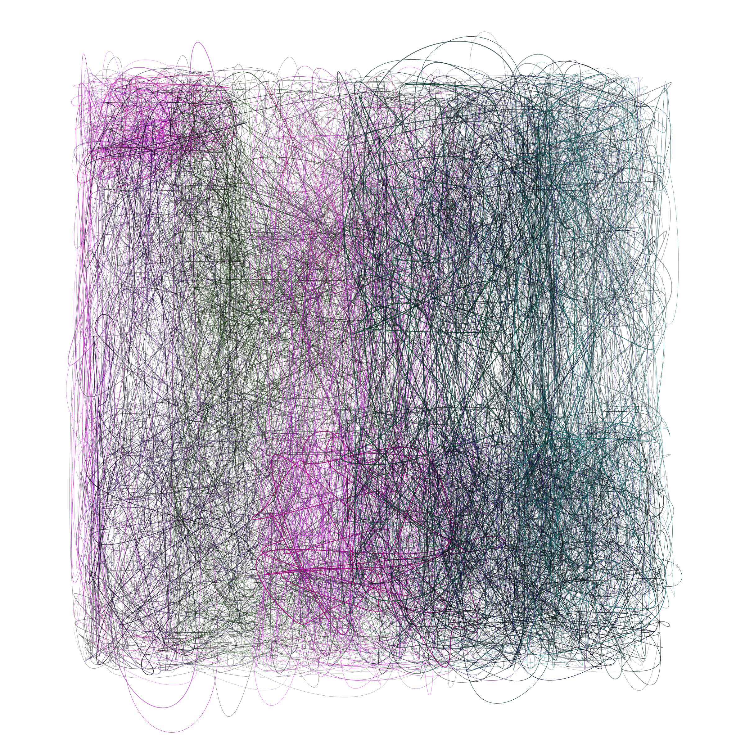 Art Blocks - Art Blocks v2 - Scribbled Boundaries #366 - NFT # 131000366