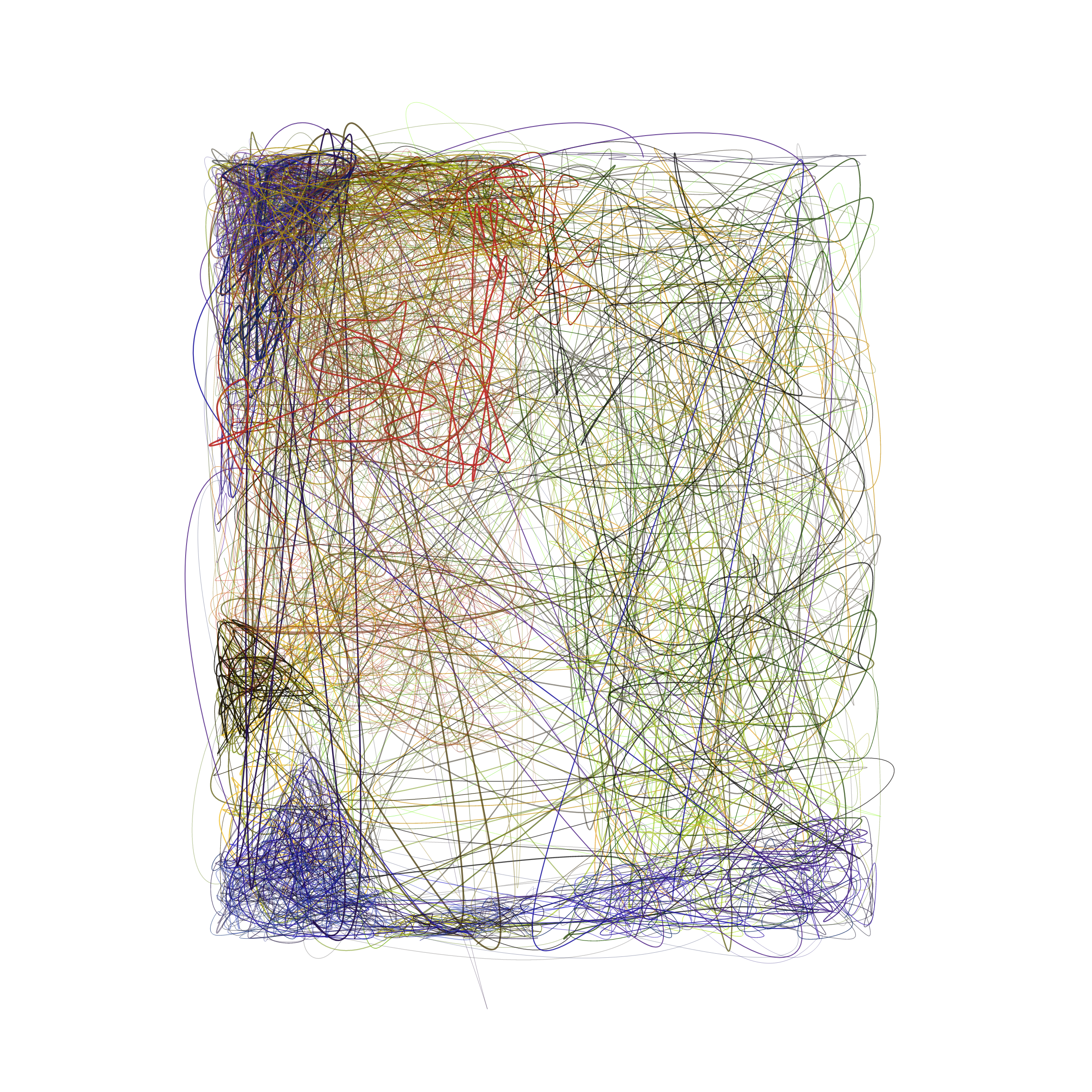 Art Blocks - Art Blocks v2 - Scribbled Boundaries #370 - NFT # 131000370