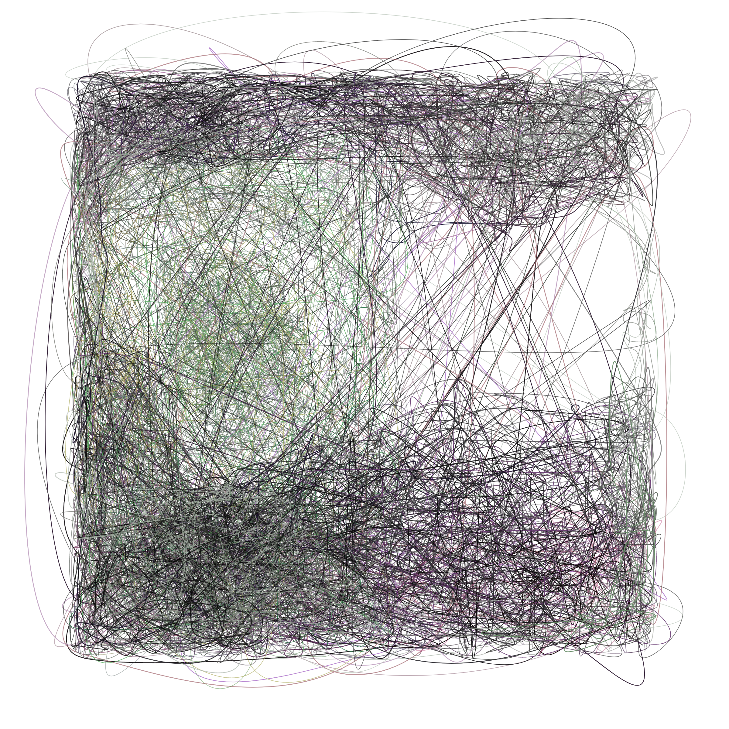 Art Blocks - Art Blocks v2 - Scribbled Boundaries #374 - NFT # 131000374