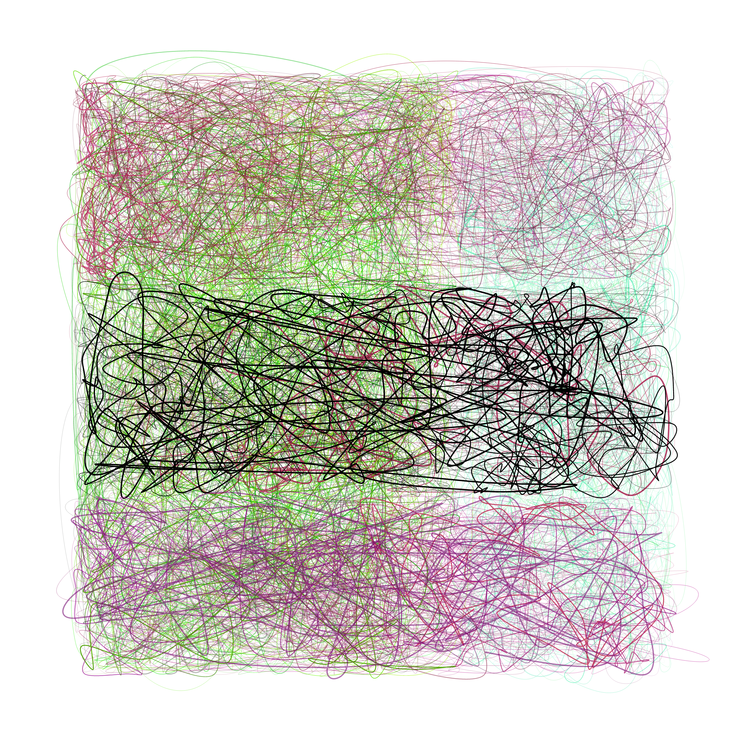 Art Blocks - Art Blocks v2 - Scribbled Boundaries #375 - NFT # 131000375