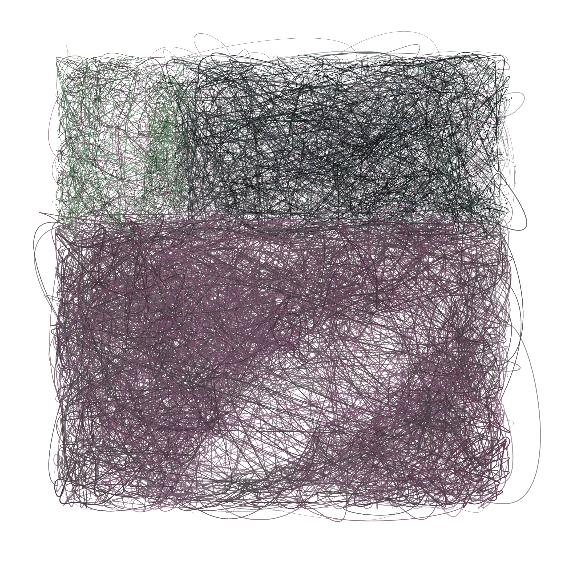 Art Blocks - Art Blocks v2 - Scribbled Boundaries #376 - NFT # 131000376