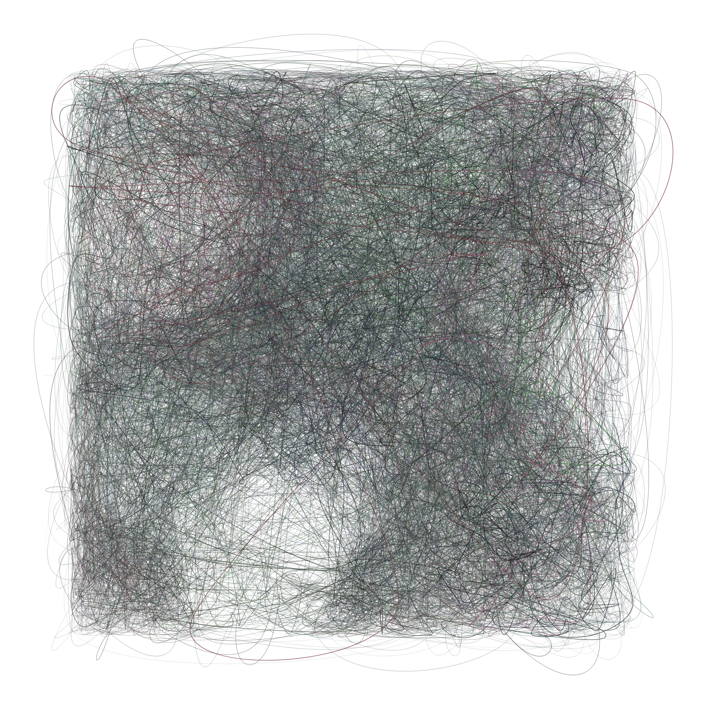 Art Blocks - Art Blocks v2 - Scribbled Boundaries #380 - NFT # 131000380