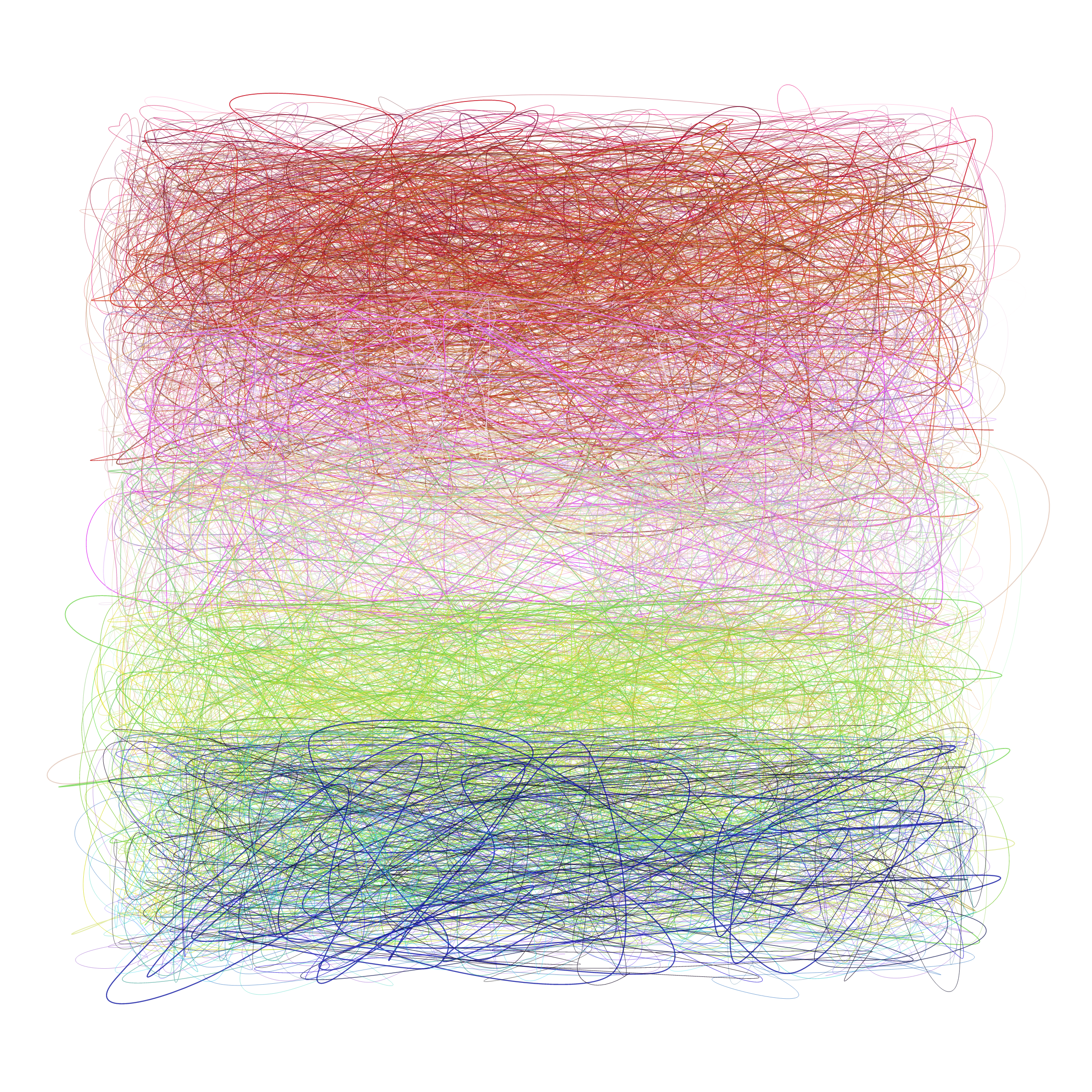 Art Blocks - Art Blocks v2 - Scribbled Boundaries #381 - NFT # 131000381