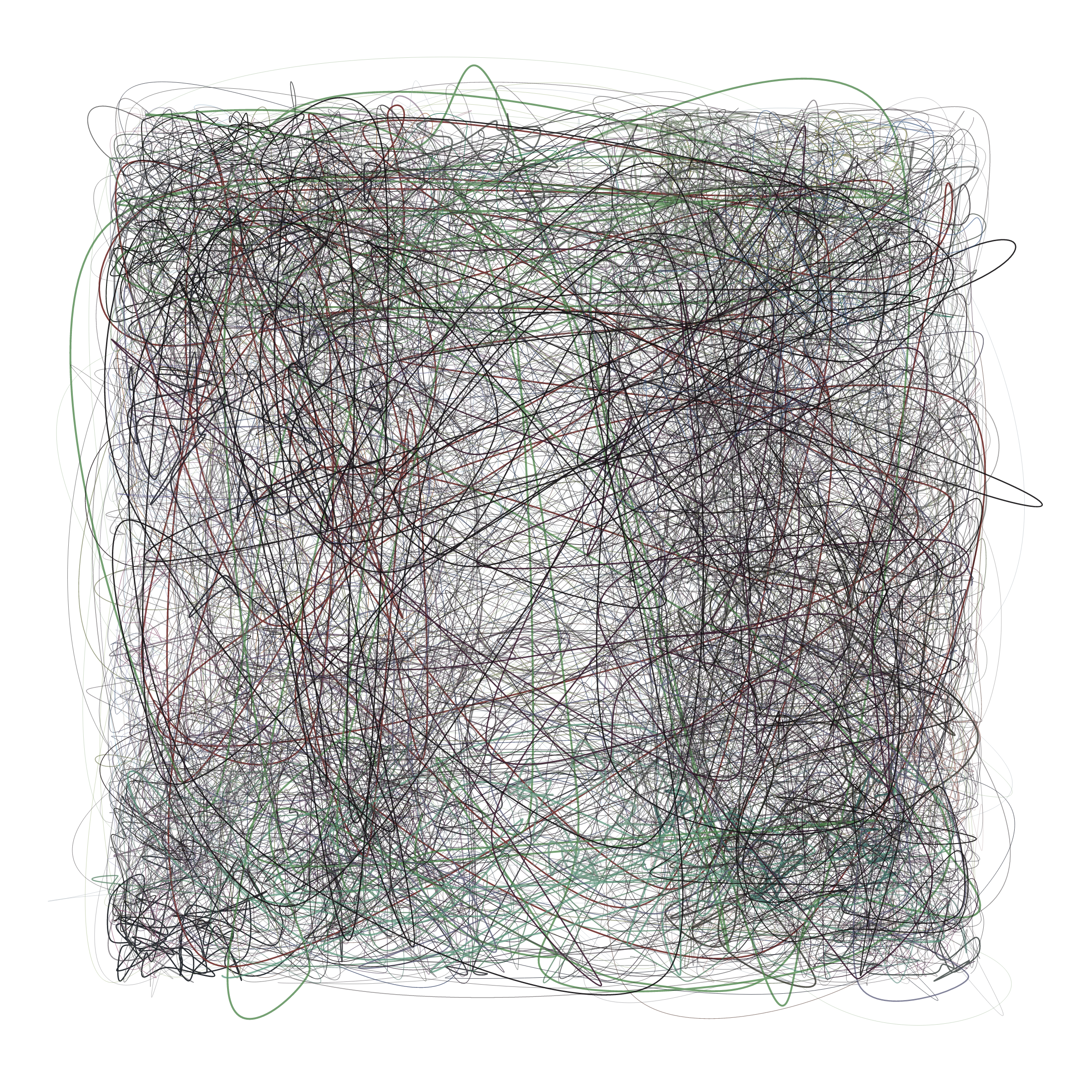 Art Blocks - Art Blocks v2 - Scribbled Boundaries #382 - NFT # 131000382