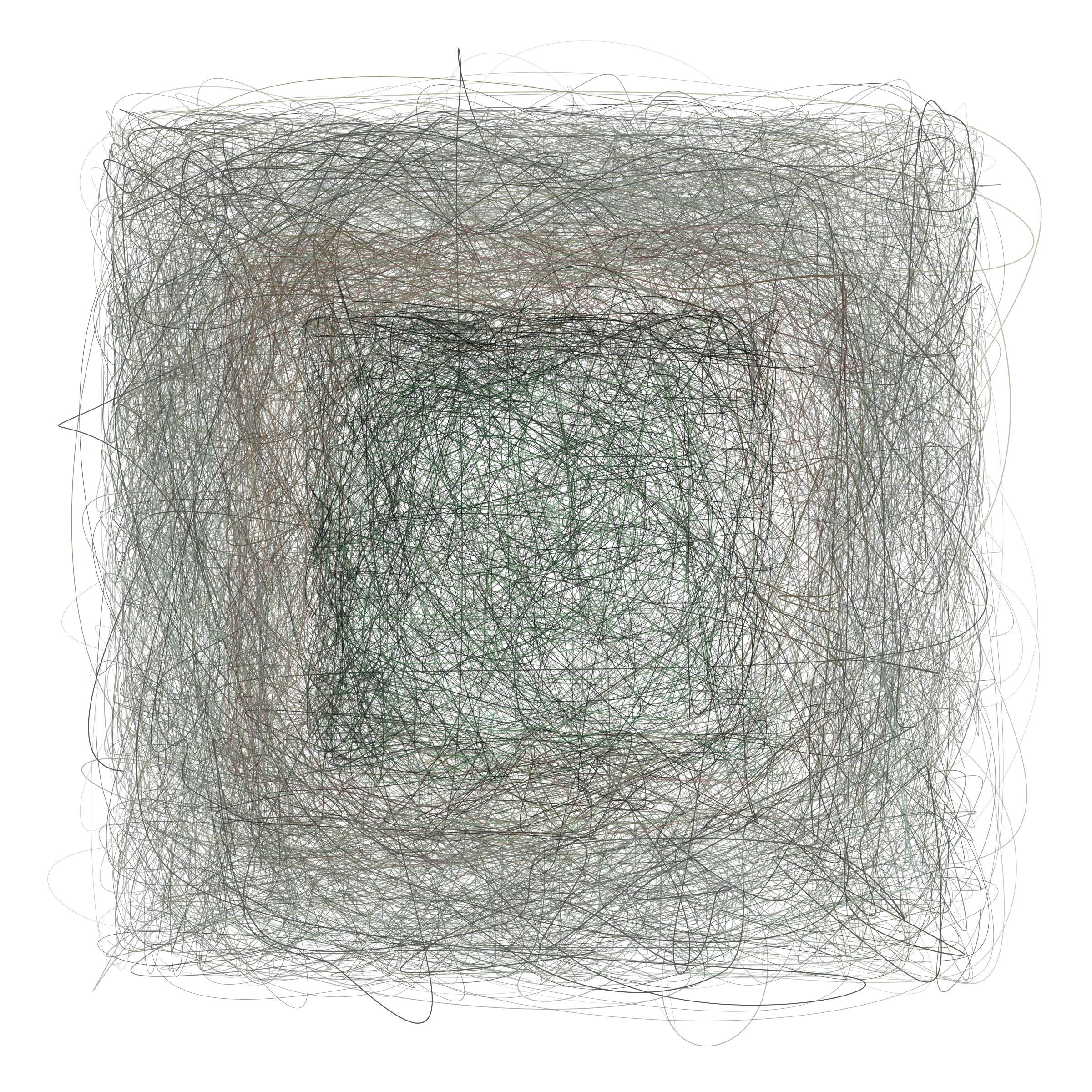 Art Blocks - Art Blocks v2 - Scribbled Boundaries #383 - NFT # 131000383