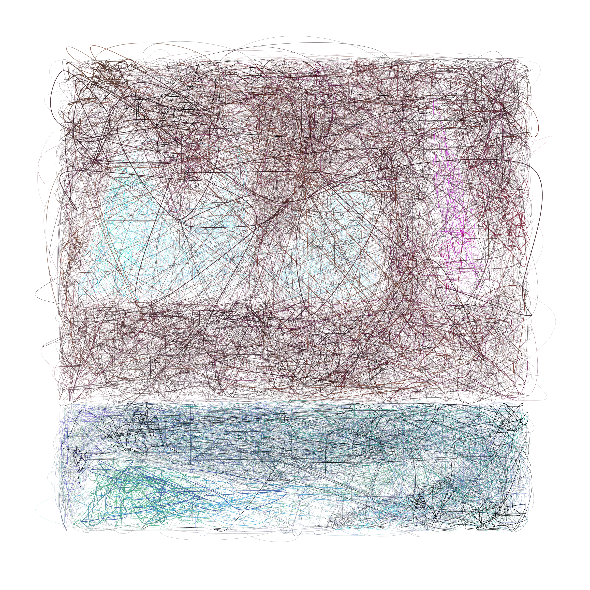 Art Blocks - Art Blocks v2 - Scribbled Boundaries #385 - NFT # 131000385