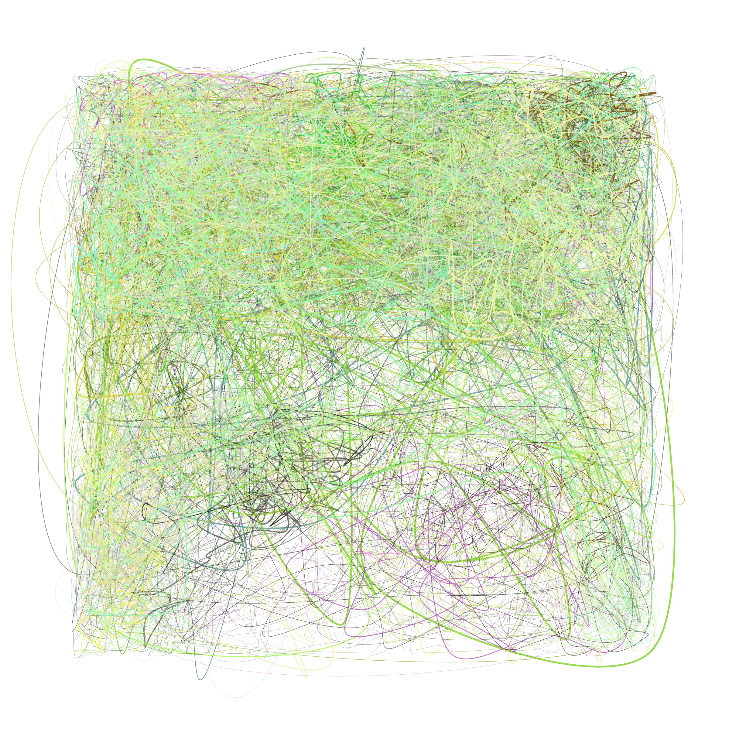 Art Blocks - Art Blocks v2 - Scribbled Boundaries #387 - NFT # 131000387