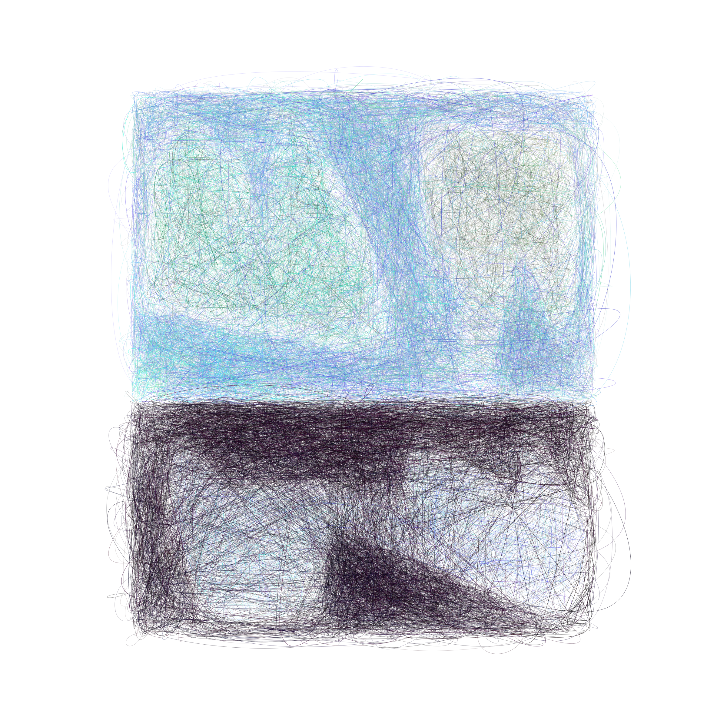 Art Blocks - Art Blocks v2 - Scribbled Boundaries #392 - NFT # 131000392