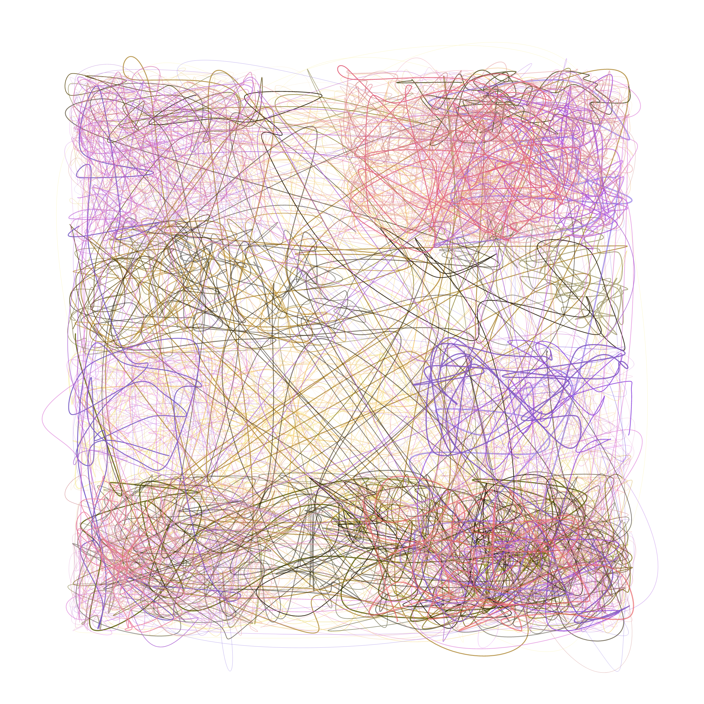 Art Blocks - Art Blocks v2 - Scribbled Boundaries #393 - NFT # 131000393