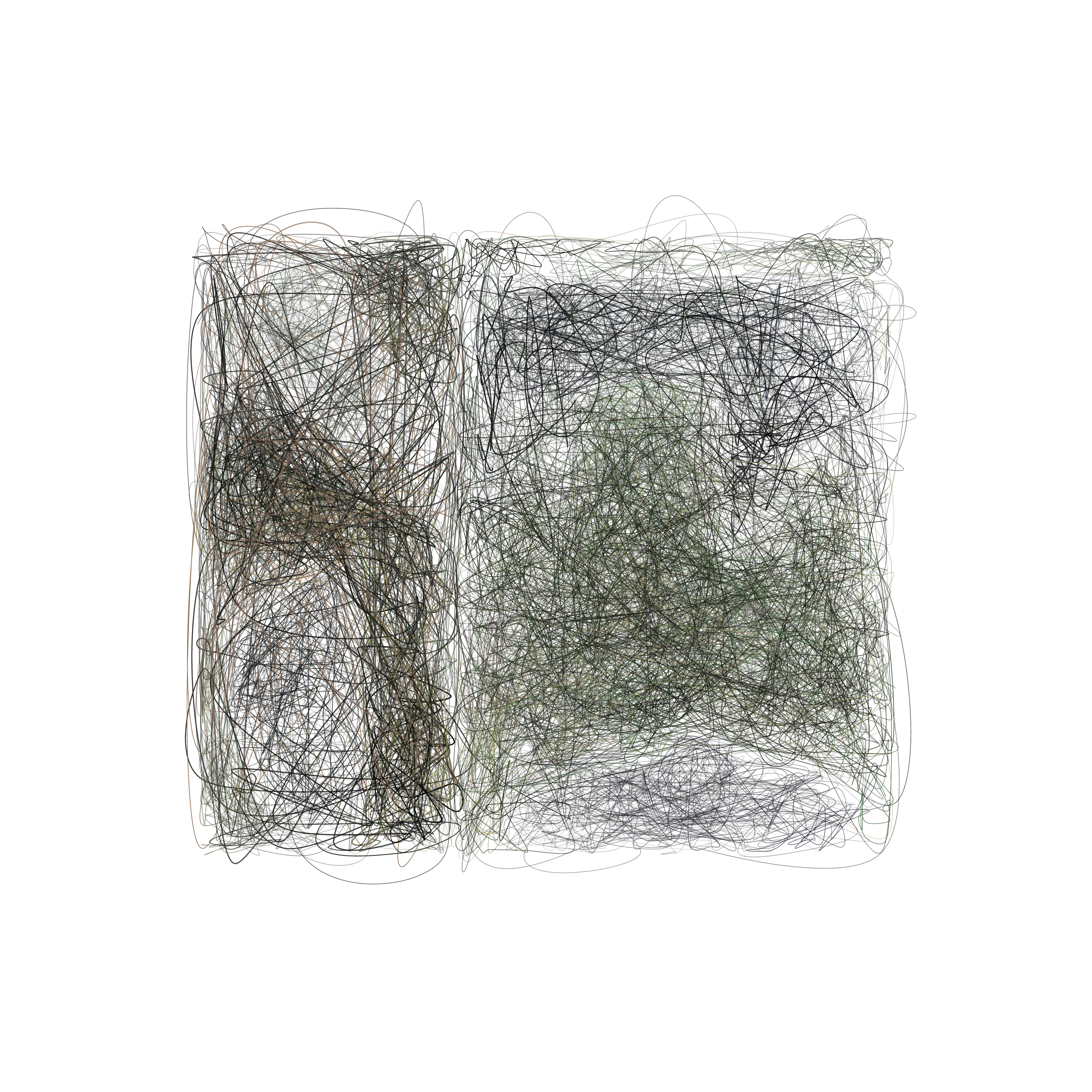 Art Blocks - Art Blocks v2 - Scribbled Boundaries #394 - NFT # 131000394