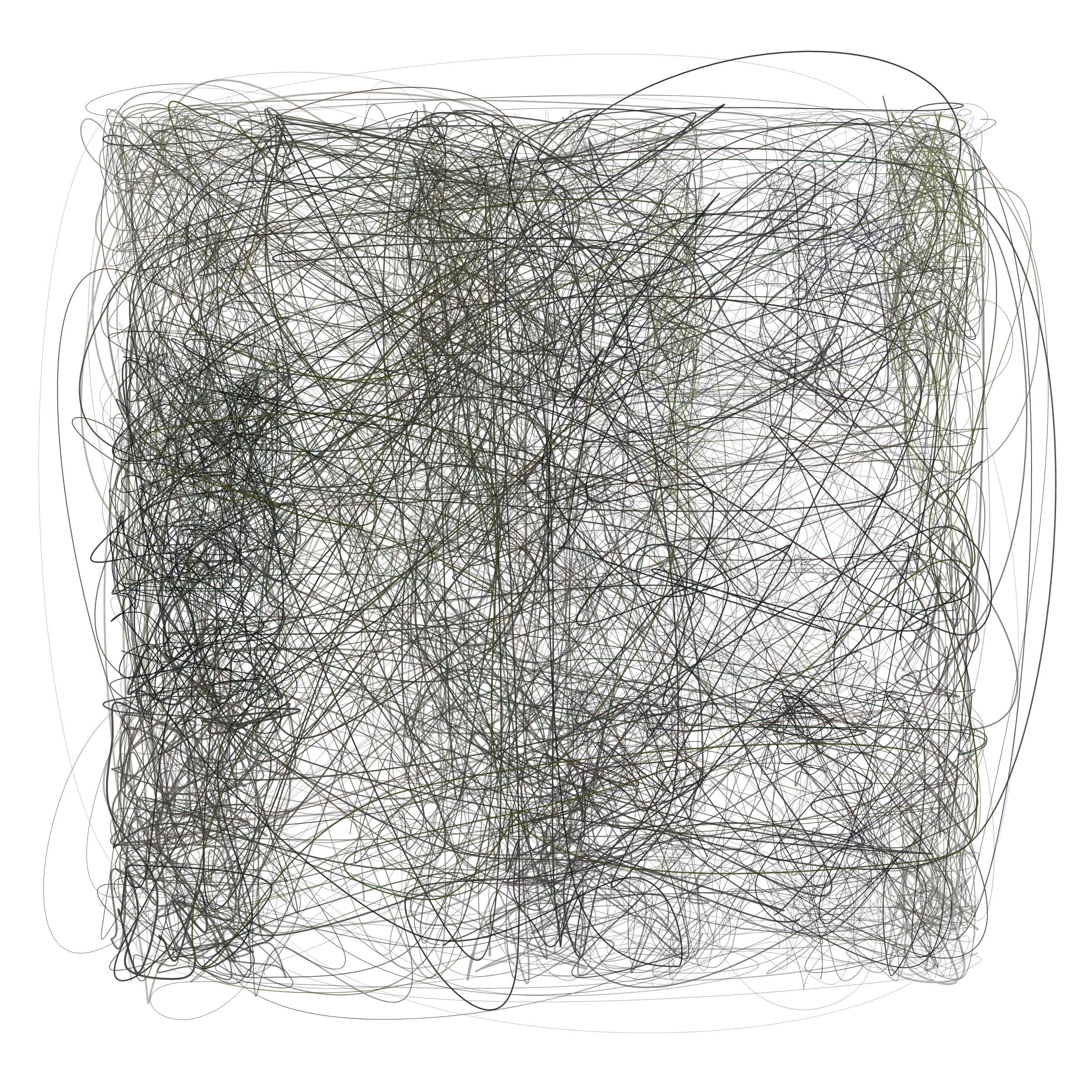 Art Blocks - Art Blocks v2 - Scribbled Boundaries #395 - NFT # 131000395