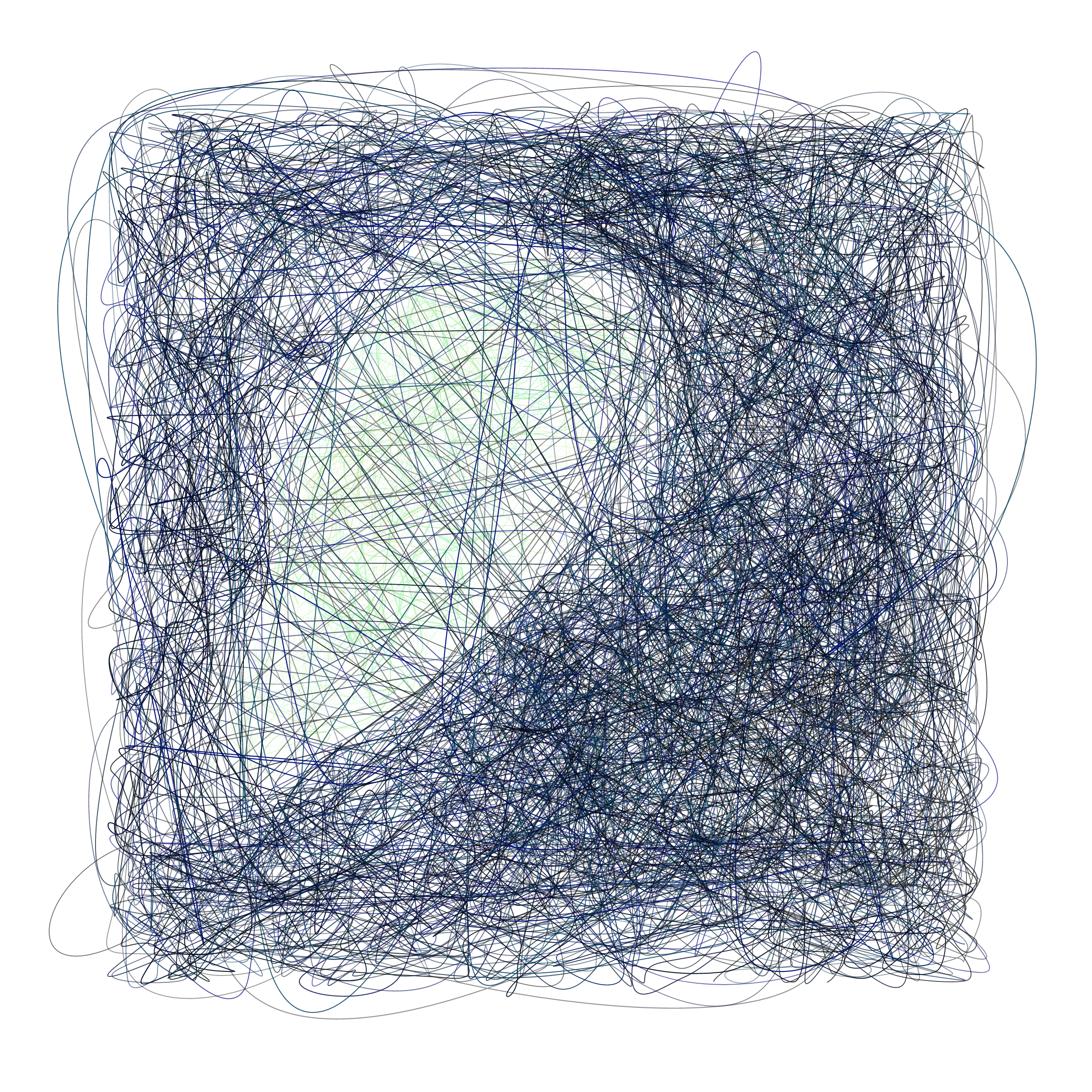 Art Blocks - Art Blocks v2 - Scribbled Boundaries #397 - NFT # 131000397