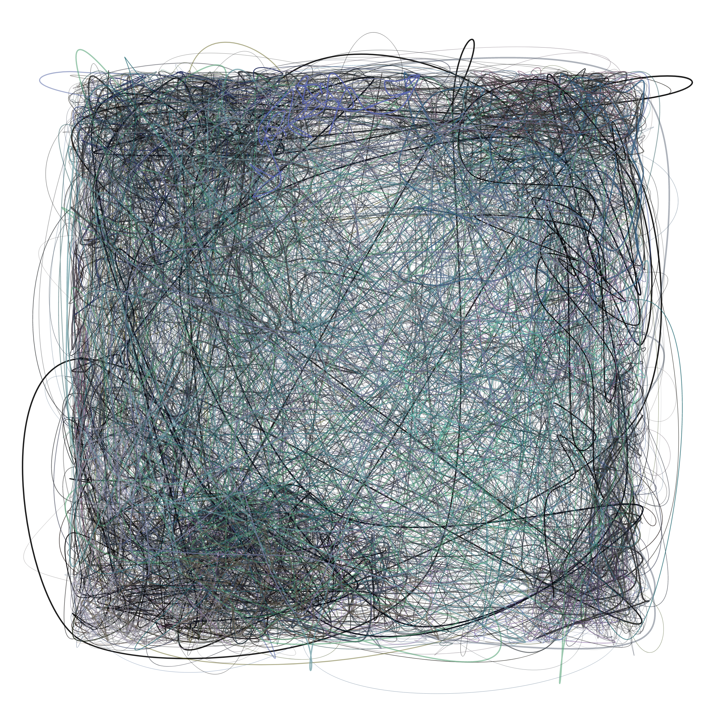 Art Blocks - Art Blocks v2 - Scribbled Boundaries #404 - NFT # 131000404