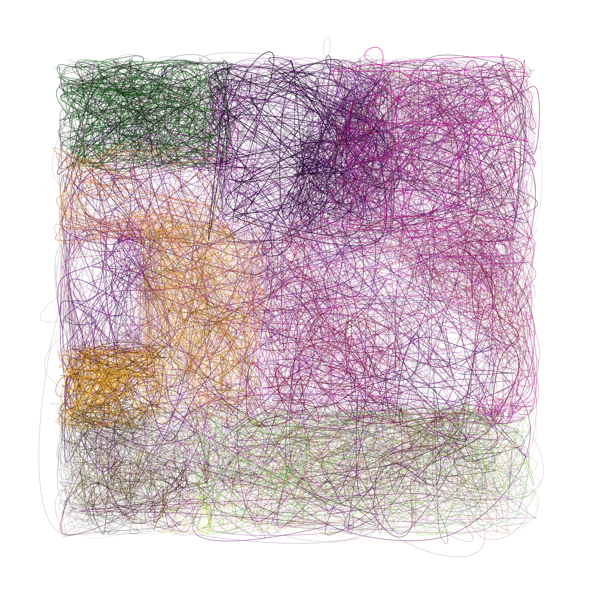 Art Blocks - Art Blocks v2 - Scribbled Boundaries #405 - NFT # 131000405