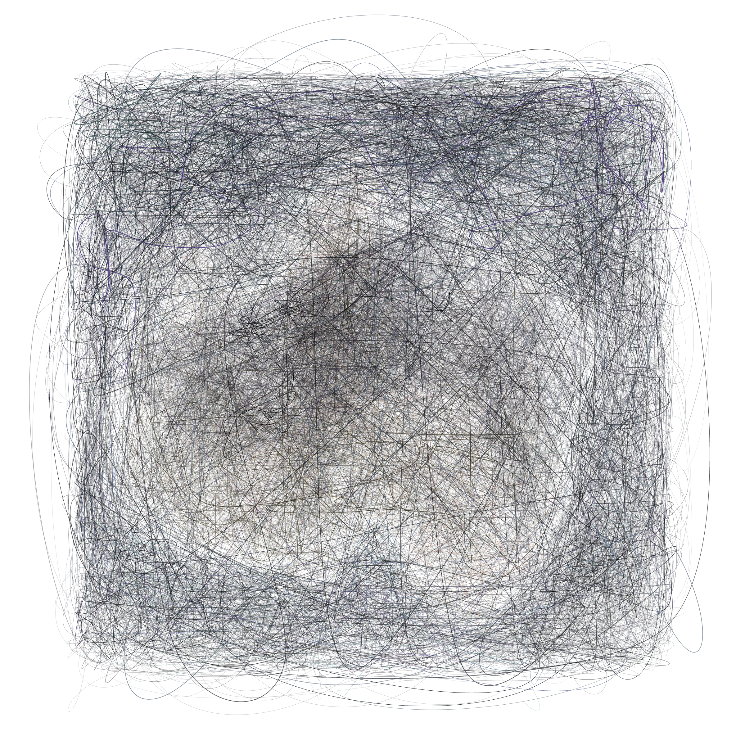 Art Blocks - Art Blocks v2 - Scribbled Boundaries #407 - NFT # 131000407