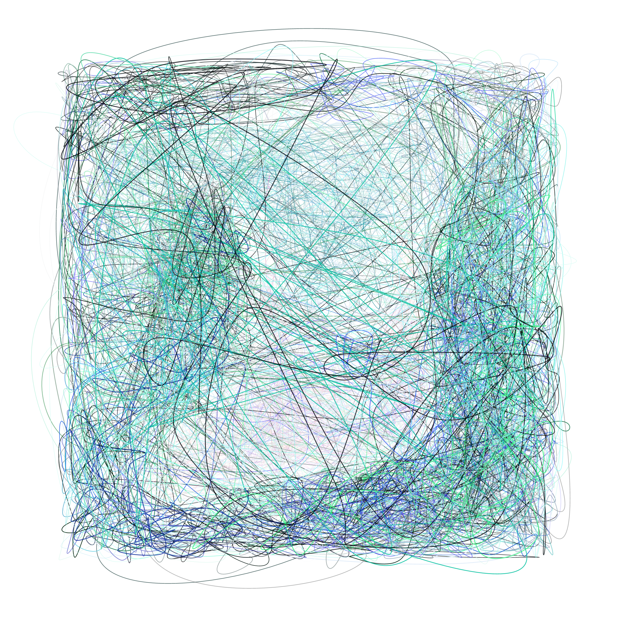 Art Blocks - Art Blocks v2 - Scribbled Boundaries #414 - NFT # 131000414