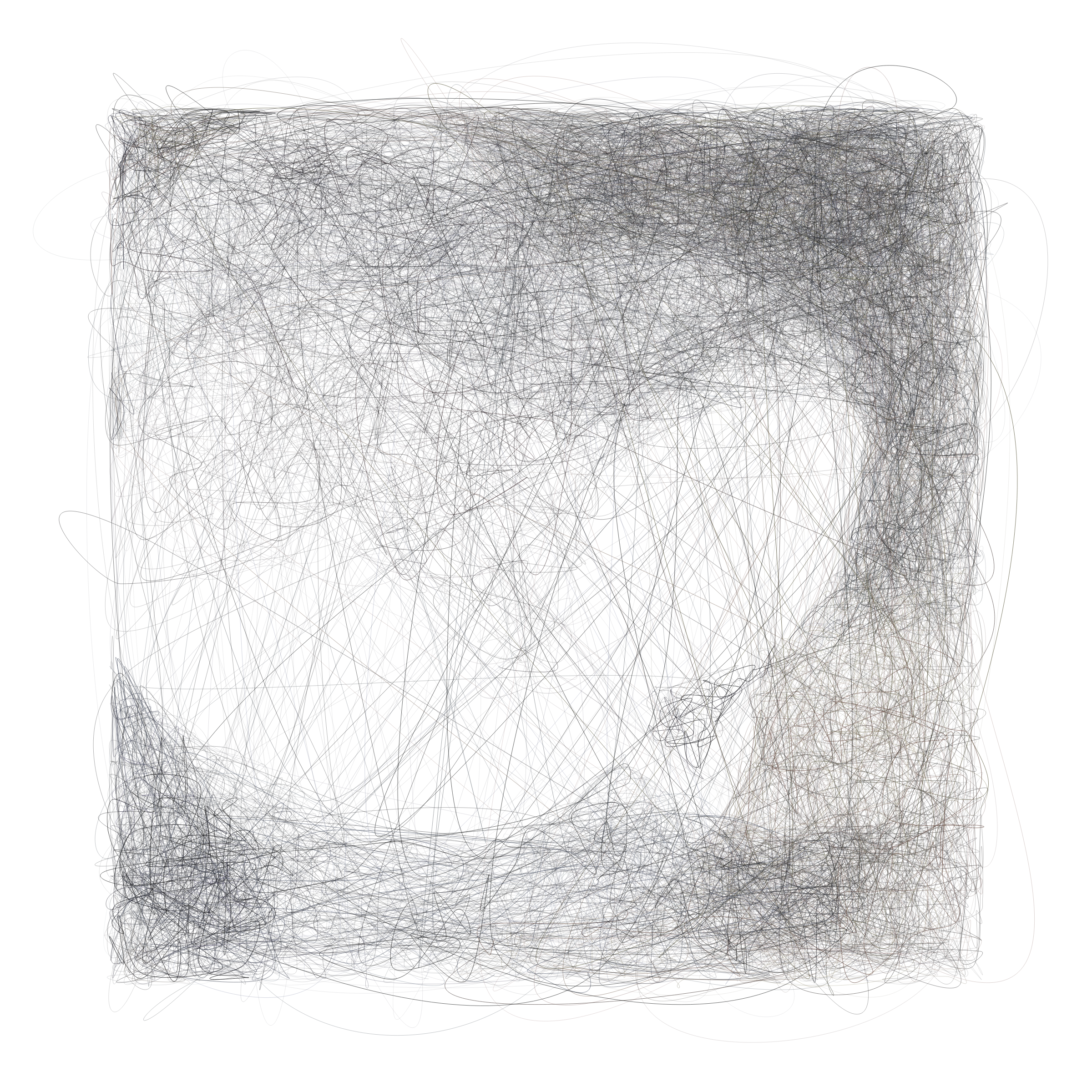 Art Blocks - Art Blocks v2 - Scribbled Boundaries #416 - NFT # 131000416