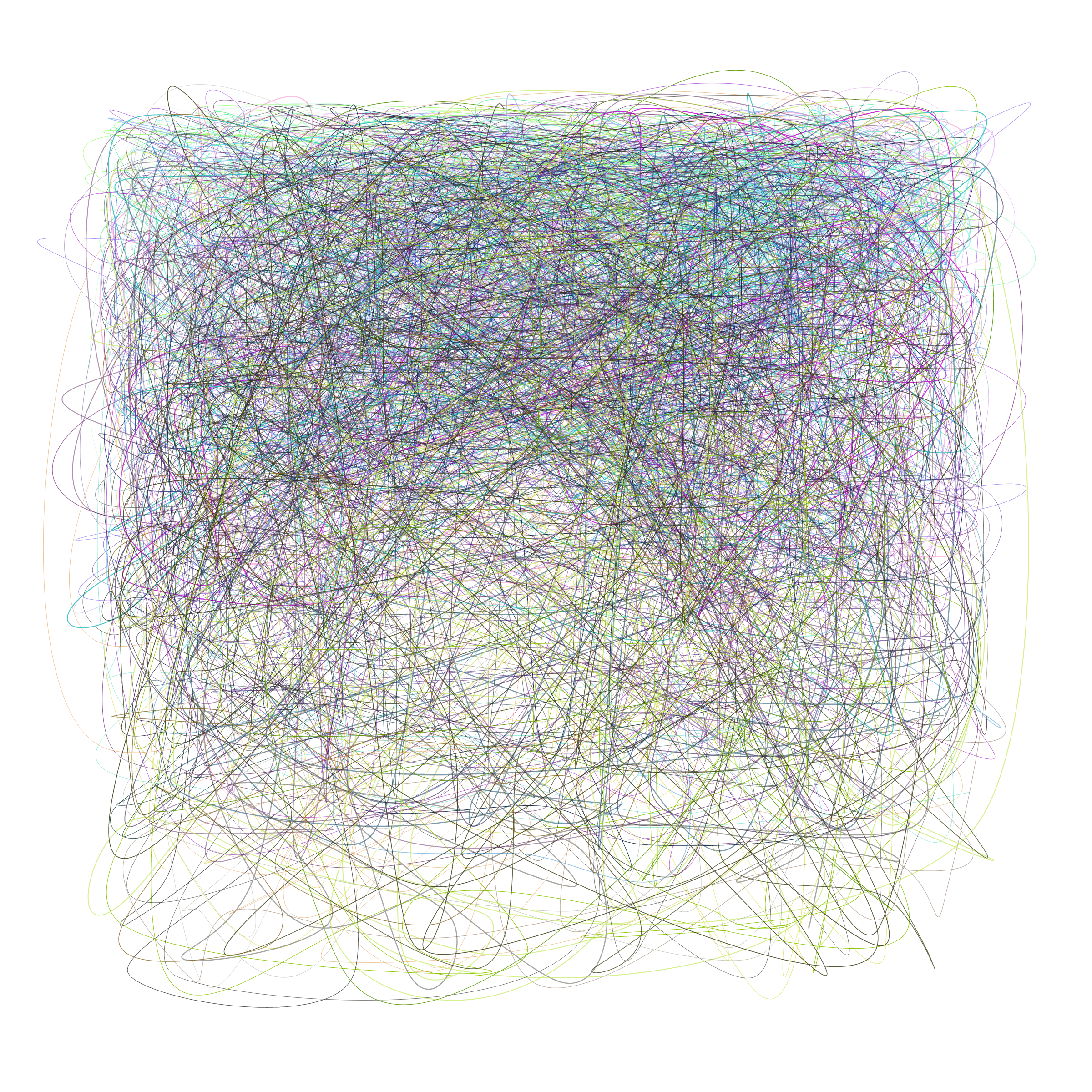 Art Blocks - Art Blocks v2 - Scribbled Boundaries #419 - NFT # 131000419