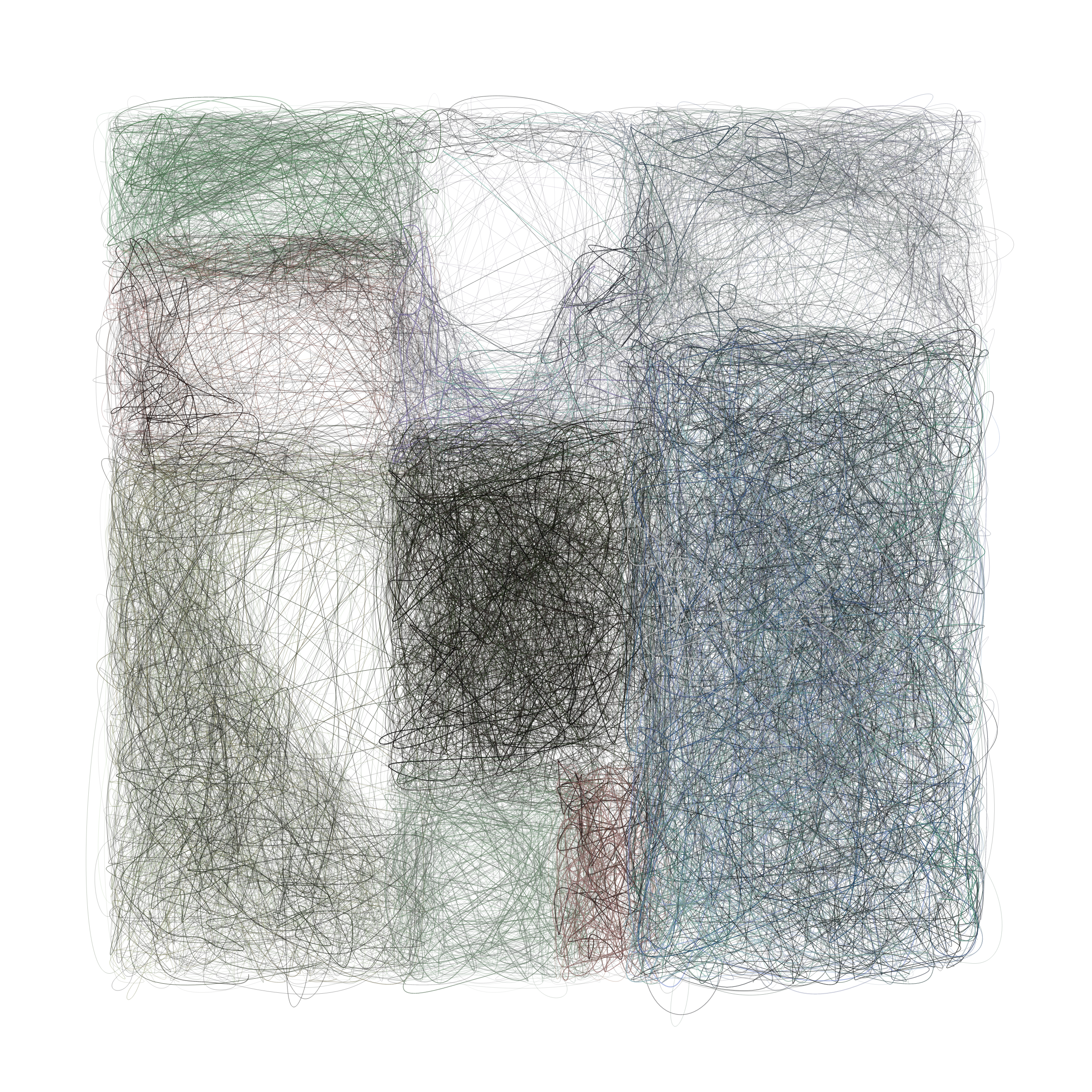 Art Blocks - Art Blocks v2 - Scribbled Boundaries #420 - NFT # 131000420