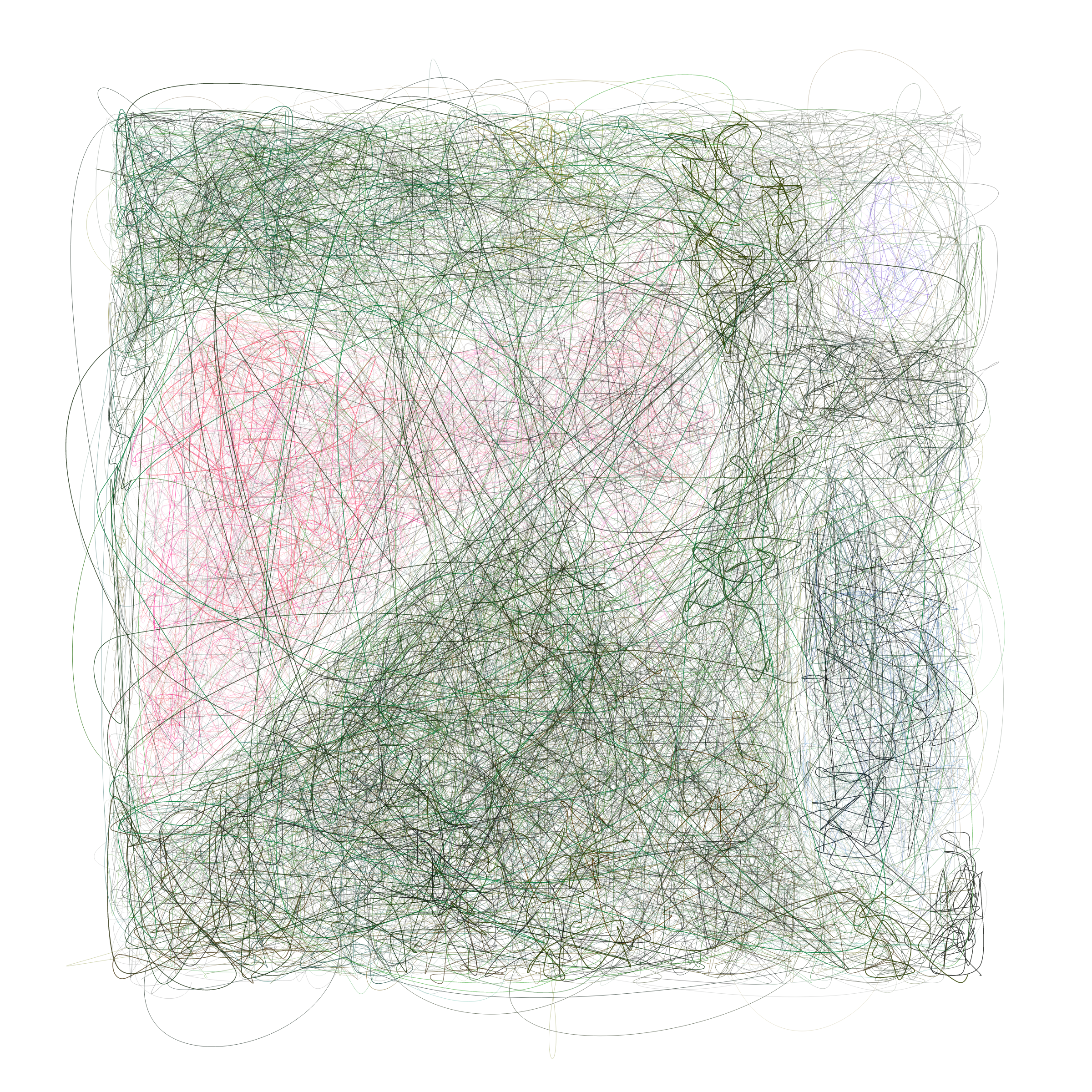 Art Blocks - Art Blocks v2 - Scribbled Boundaries #430 - NFT # 131000430