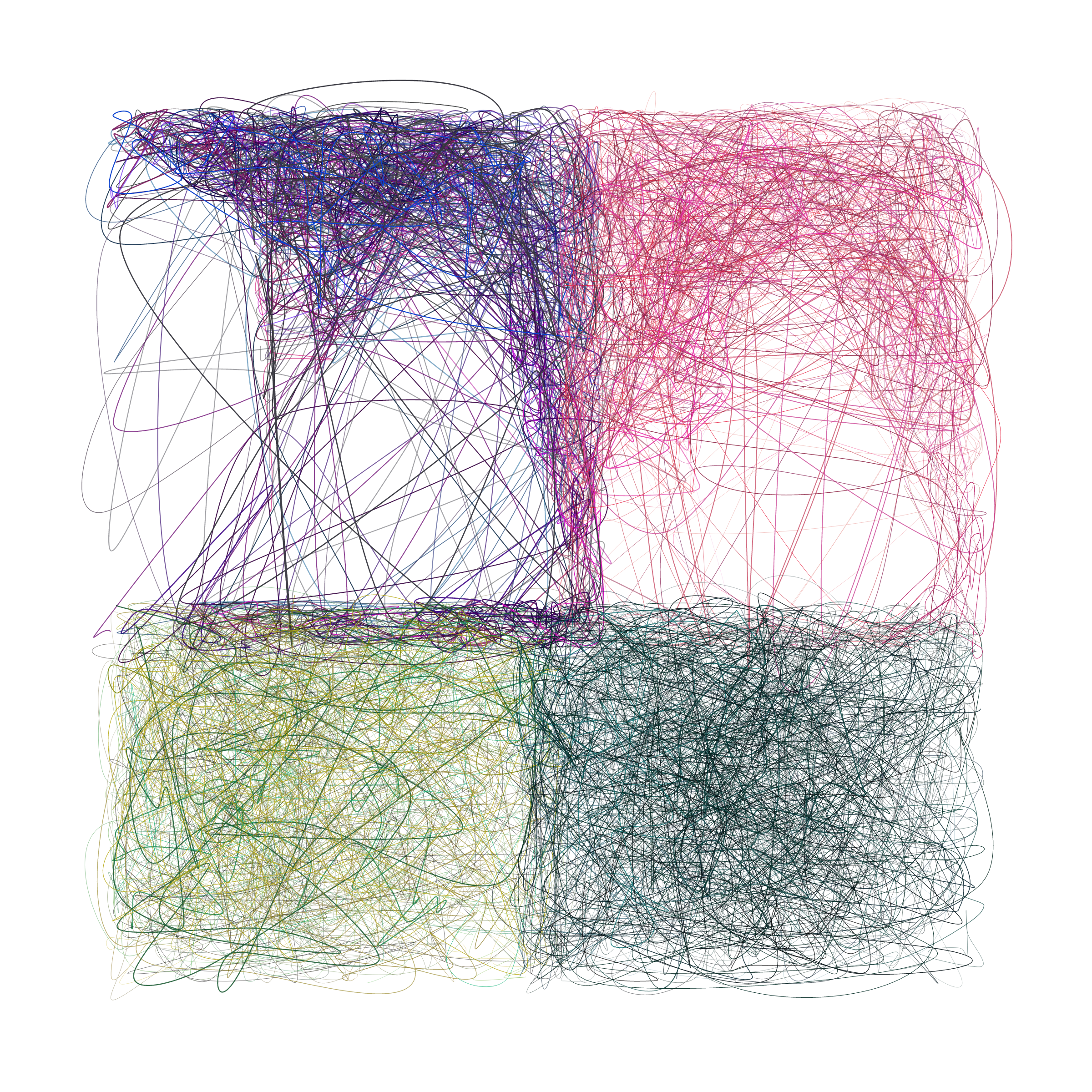 Art Blocks - Art Blocks v2 - Scribbled Boundaries #432 - NFT # 131000432