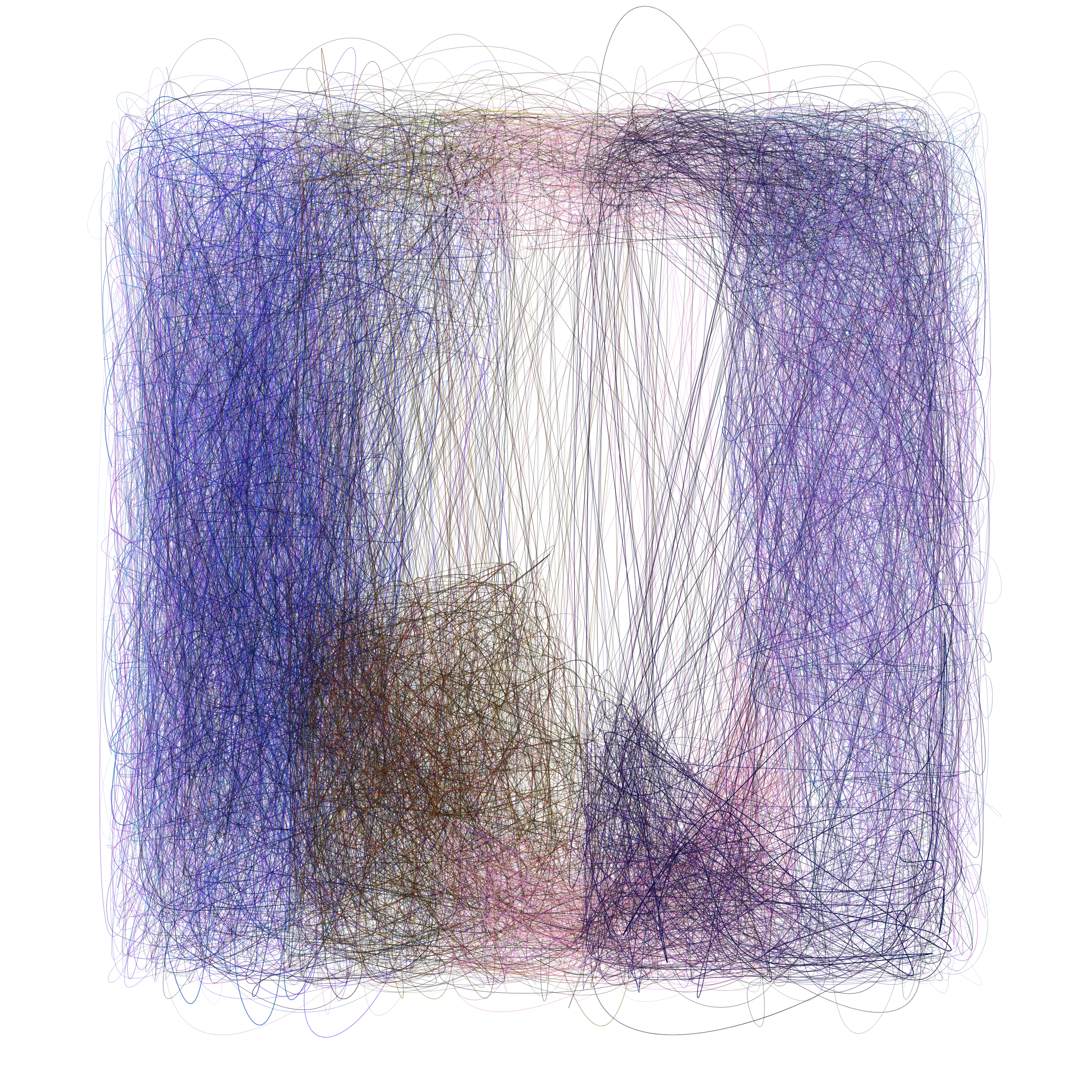 Art Blocks - Art Blocks v2 - Scribbled Boundaries #437 - NFT # 131000437