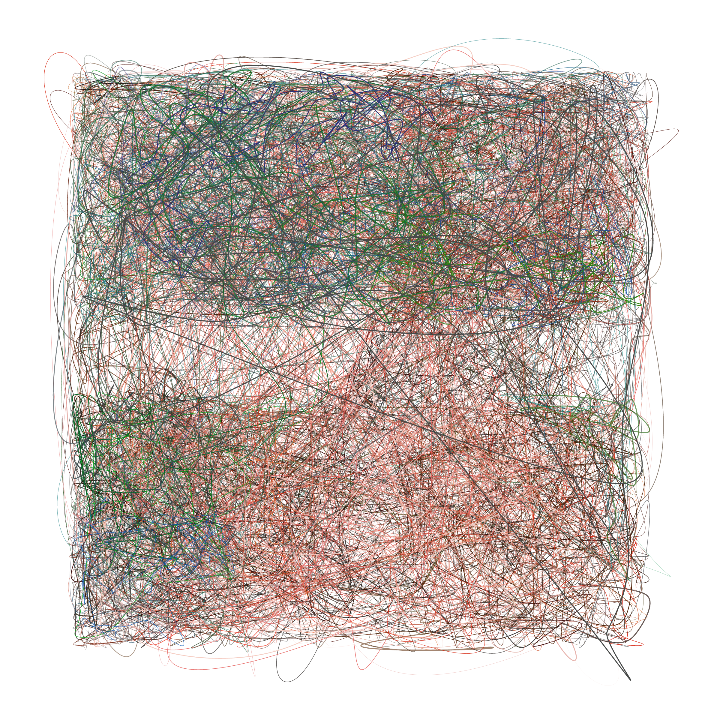 Art Blocks - Art Blocks v2 - Scribbled Boundaries #442 - NFT # 131000442