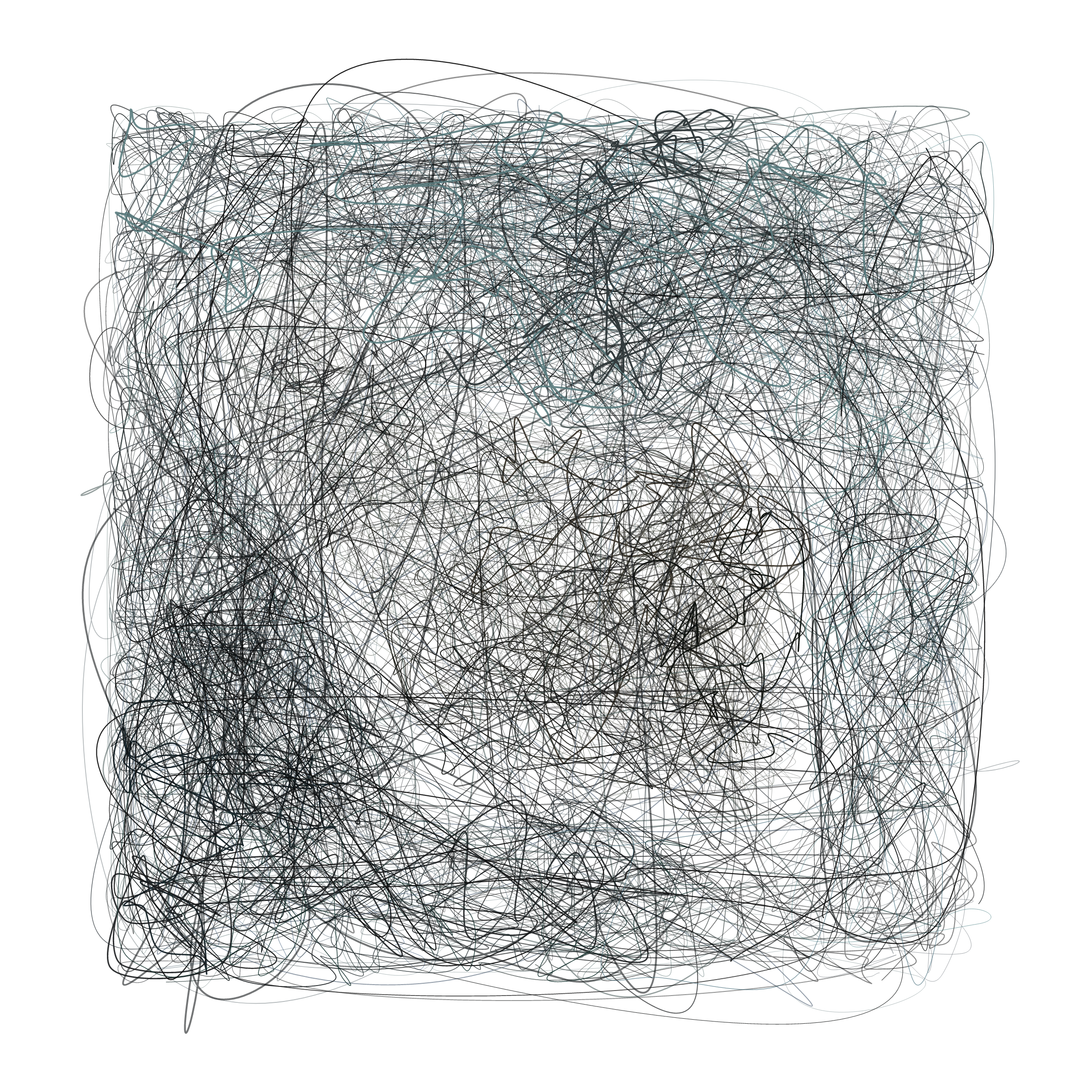 Art Blocks - Art Blocks v2 - Scribbled Boundaries #444 - NFT # 131000444