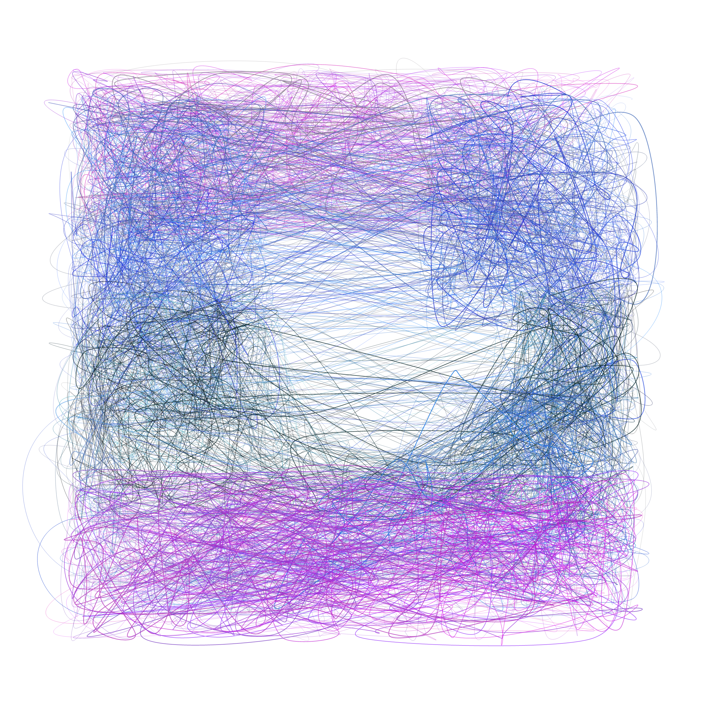 Art Blocks - Art Blocks v2 - Scribbled Boundaries #445 - NFT # 131000445