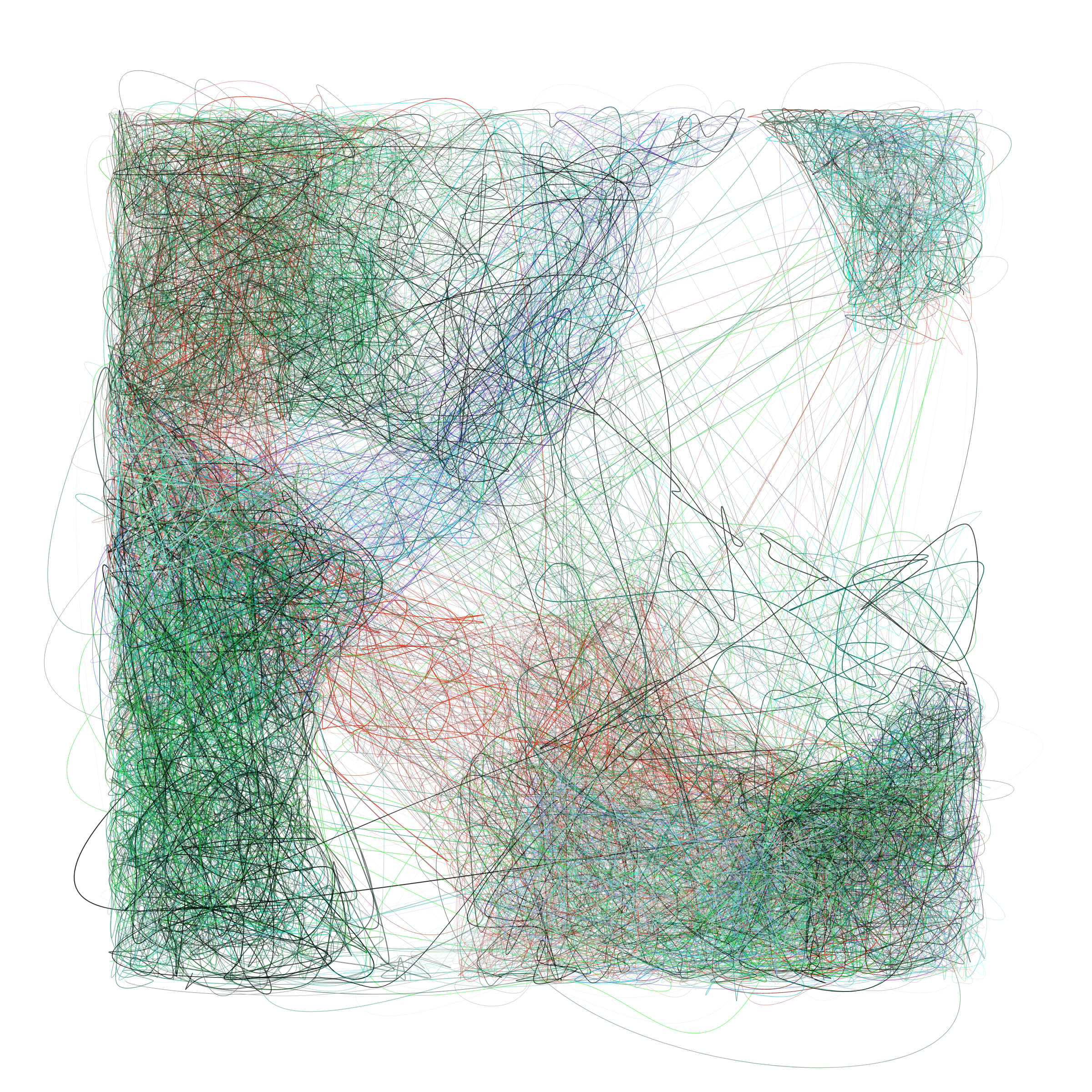 Art Blocks - Art Blocks v2 - Scribbled Boundaries #449 - NFT # 131000449