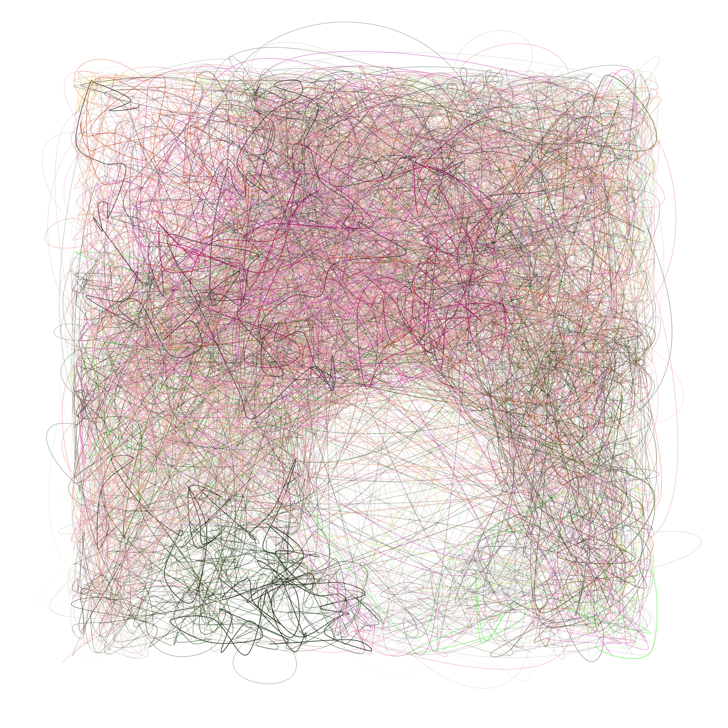 Art Blocks - Art Blocks v2 - Scribbled Boundaries #451 - NFT # 131000451